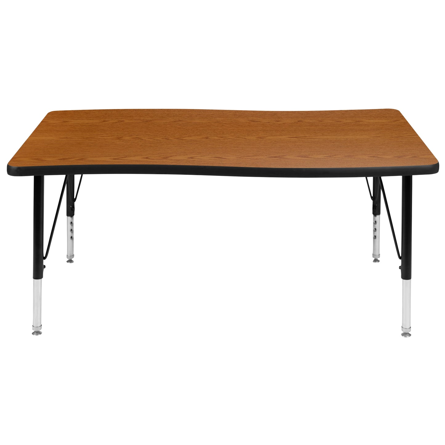 28"W x 48"L Oak Activity Table XU-A3048-CON-OAK-T-P-GG