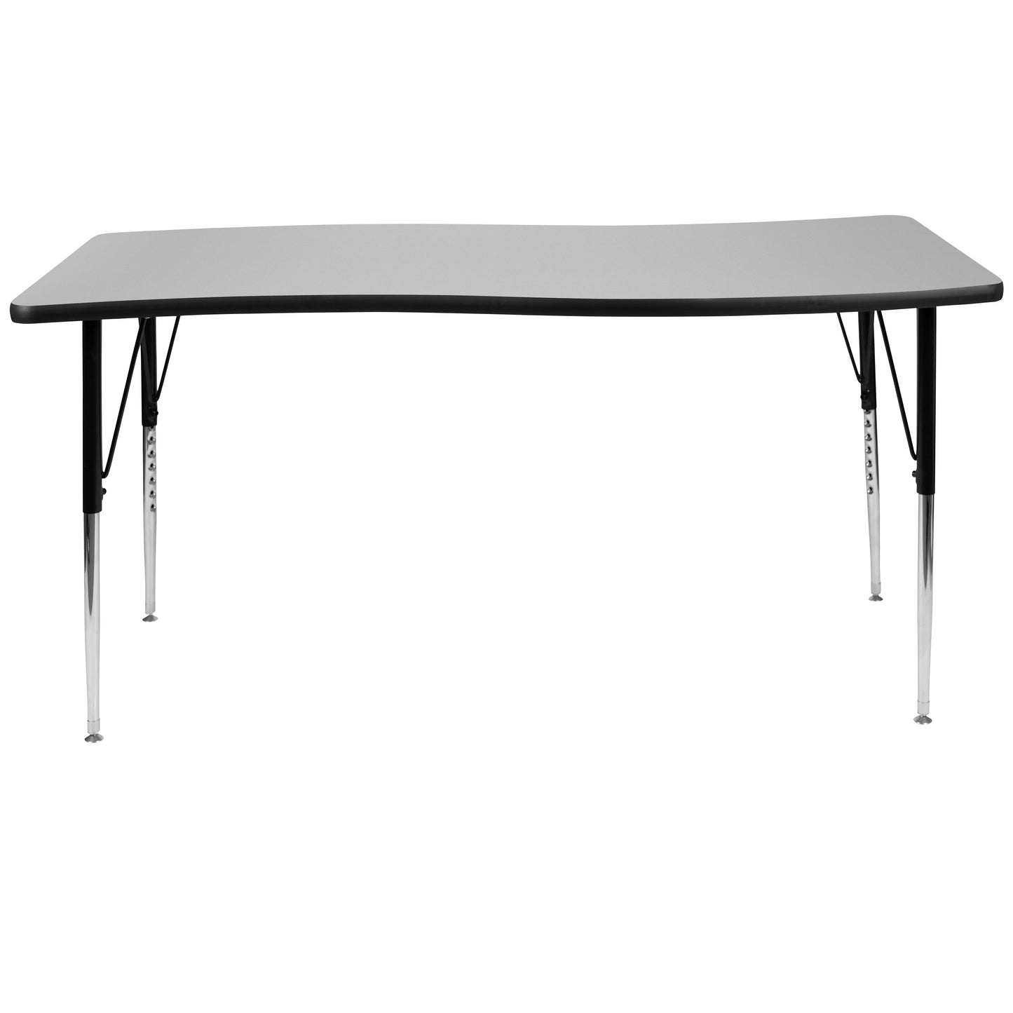 26"Wx60"L Grey Activity Table XU-A3060-CON-GY-T-A-GG