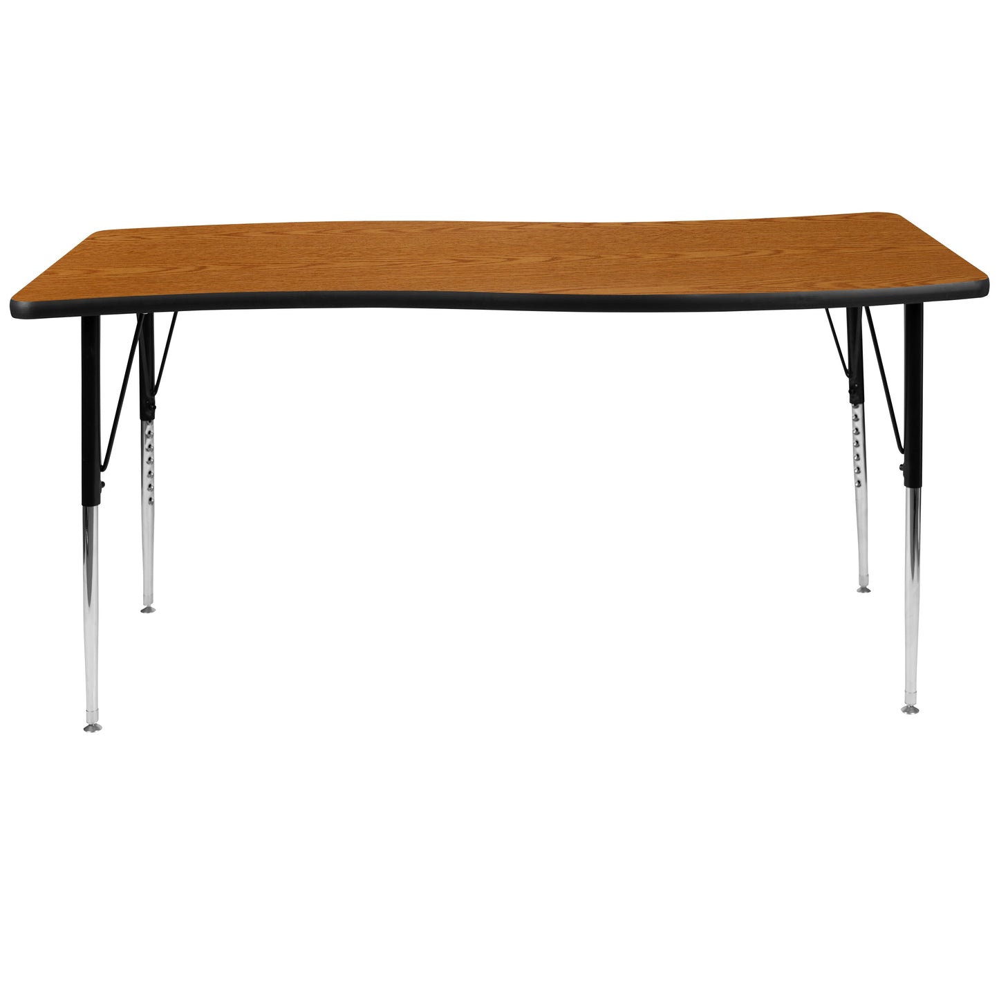 26"W x 60"L Oak Activity Table XU-A3060-CON-OAK-T-A-GG