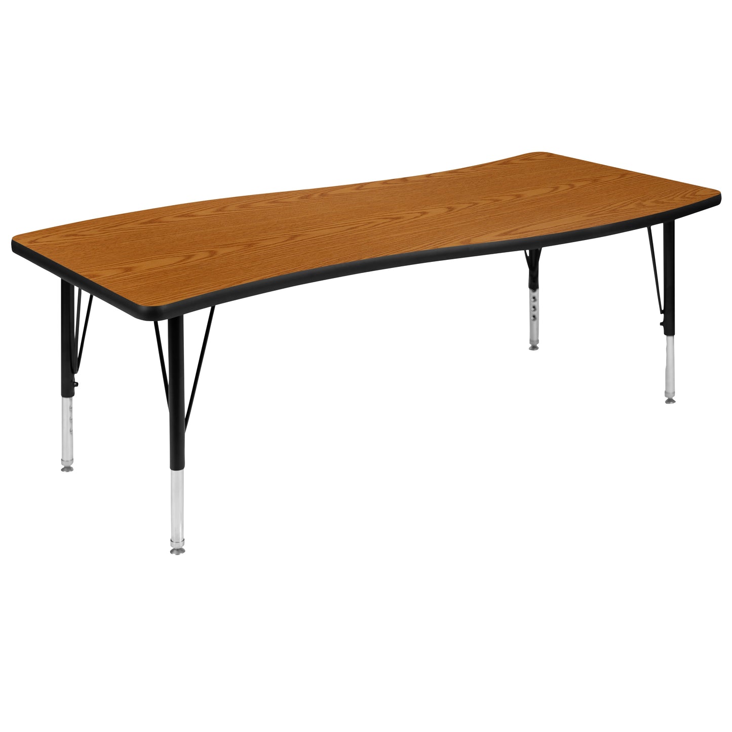 26"W x 60"L Oak Activity Table XU-A3060-CON-OAK-T-P-GG