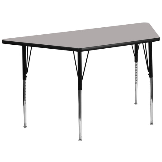 29x57 TRAP Grey Activity Table XU-A3060-TRAP-GY-H-A-GG