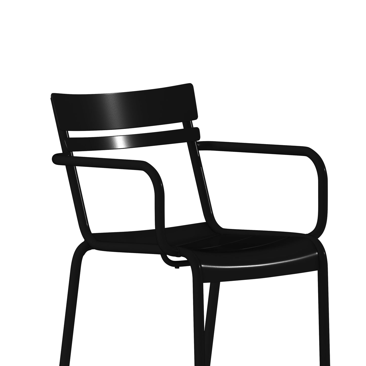 Modern Commercial Grade Indoor/Outdoor Steel Stack Chair