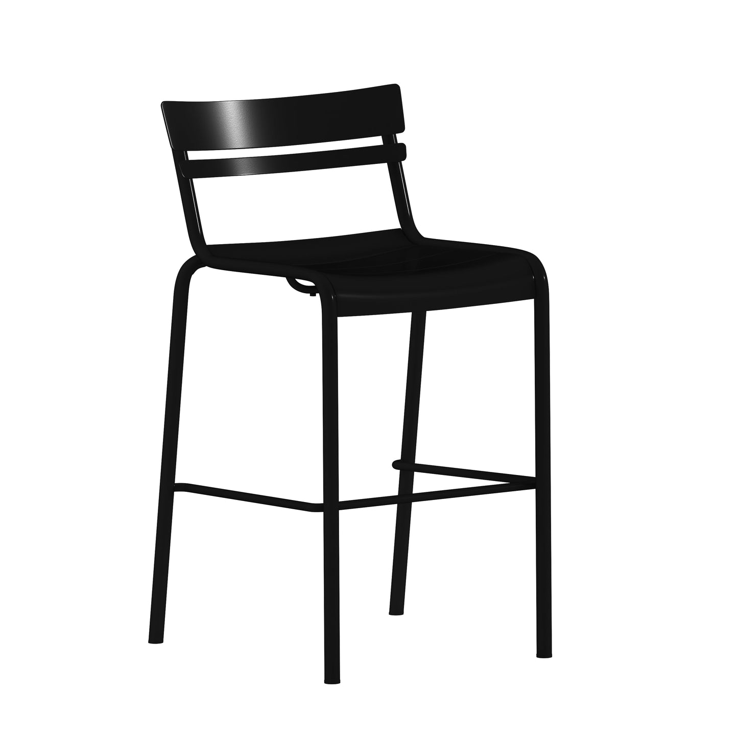 Black Steel Bar Stool XU-CH-10318-B-BK-GG