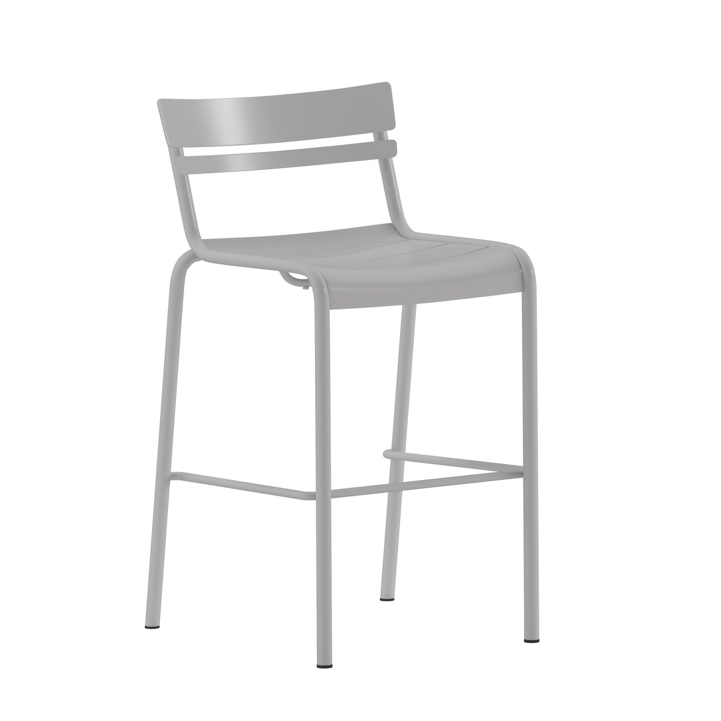 Silver Steel Bar Stool XU-CH-10318-B-SIL-GG