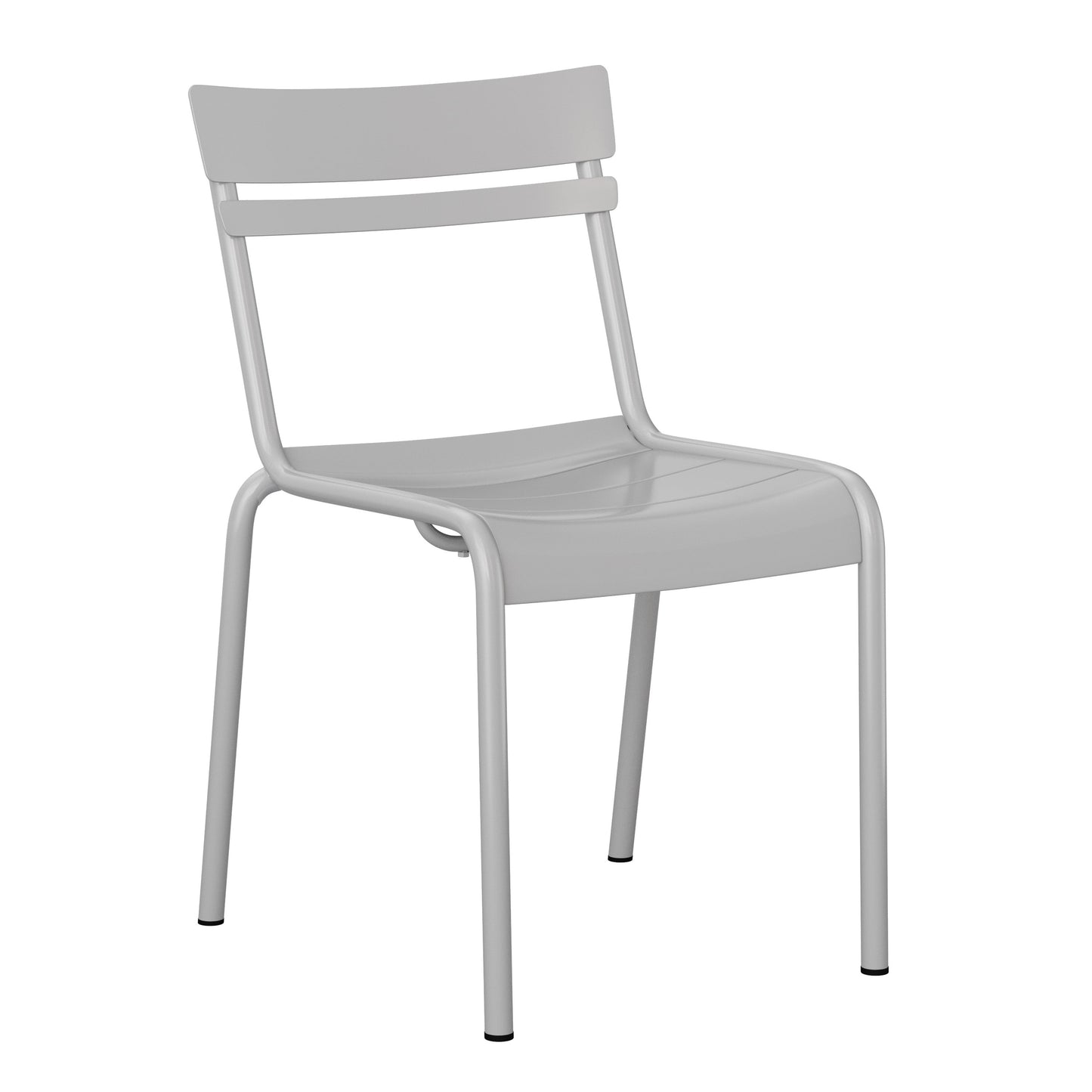 Modern Commercial Grade Indoor/Outdoor Armless Steel Stack Chair