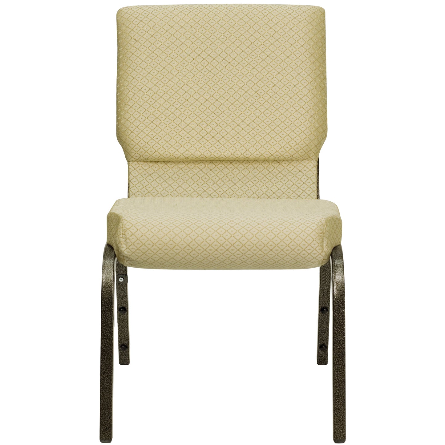 Beige Fabric Church Chair XU-CH-60096-BGE-GG