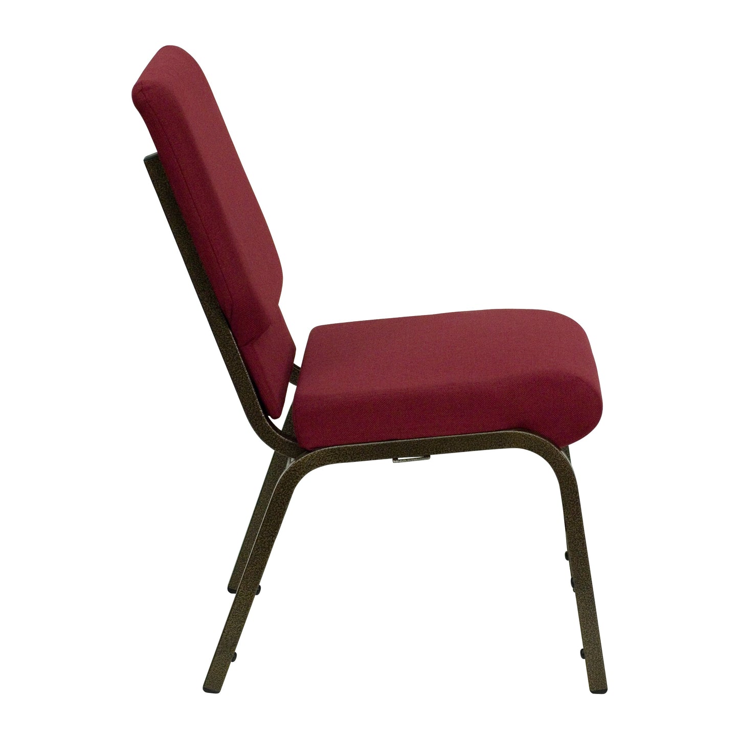 Burgundy Fabric Church Chair XU-CH-60096-BY-GG