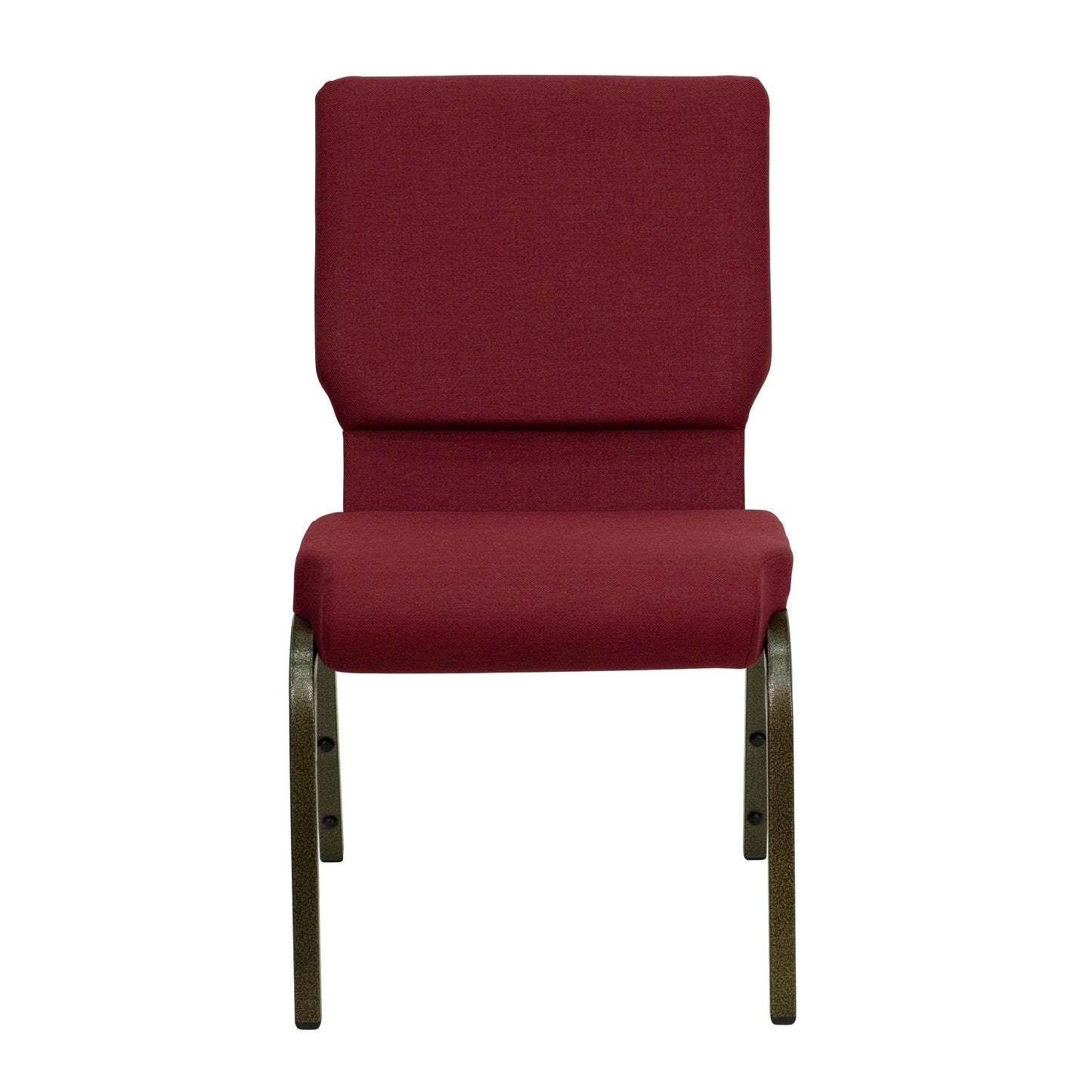 Burgundy Fabric Church Chair XU-CH-60096-BY-GG