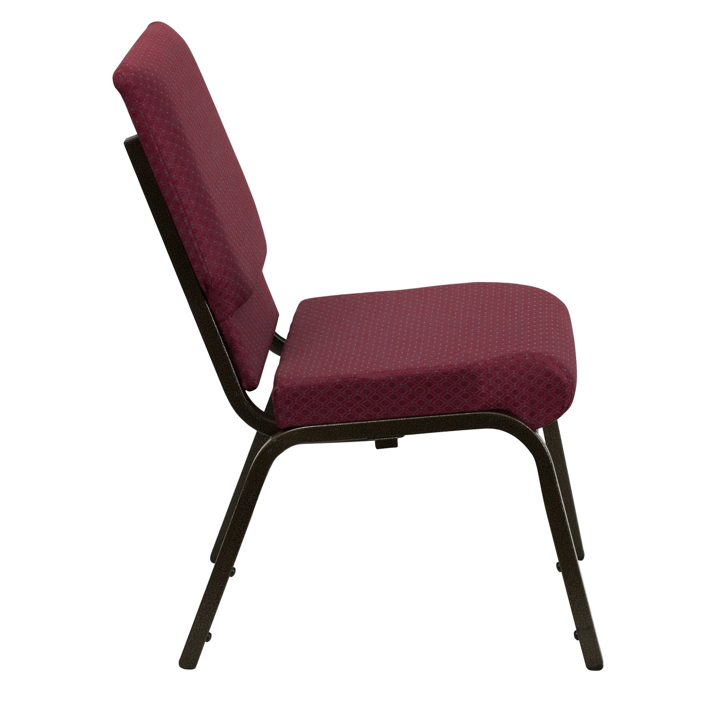 Burgundy Fabric Church Chair XU-CH-60096-BYXY56-GG