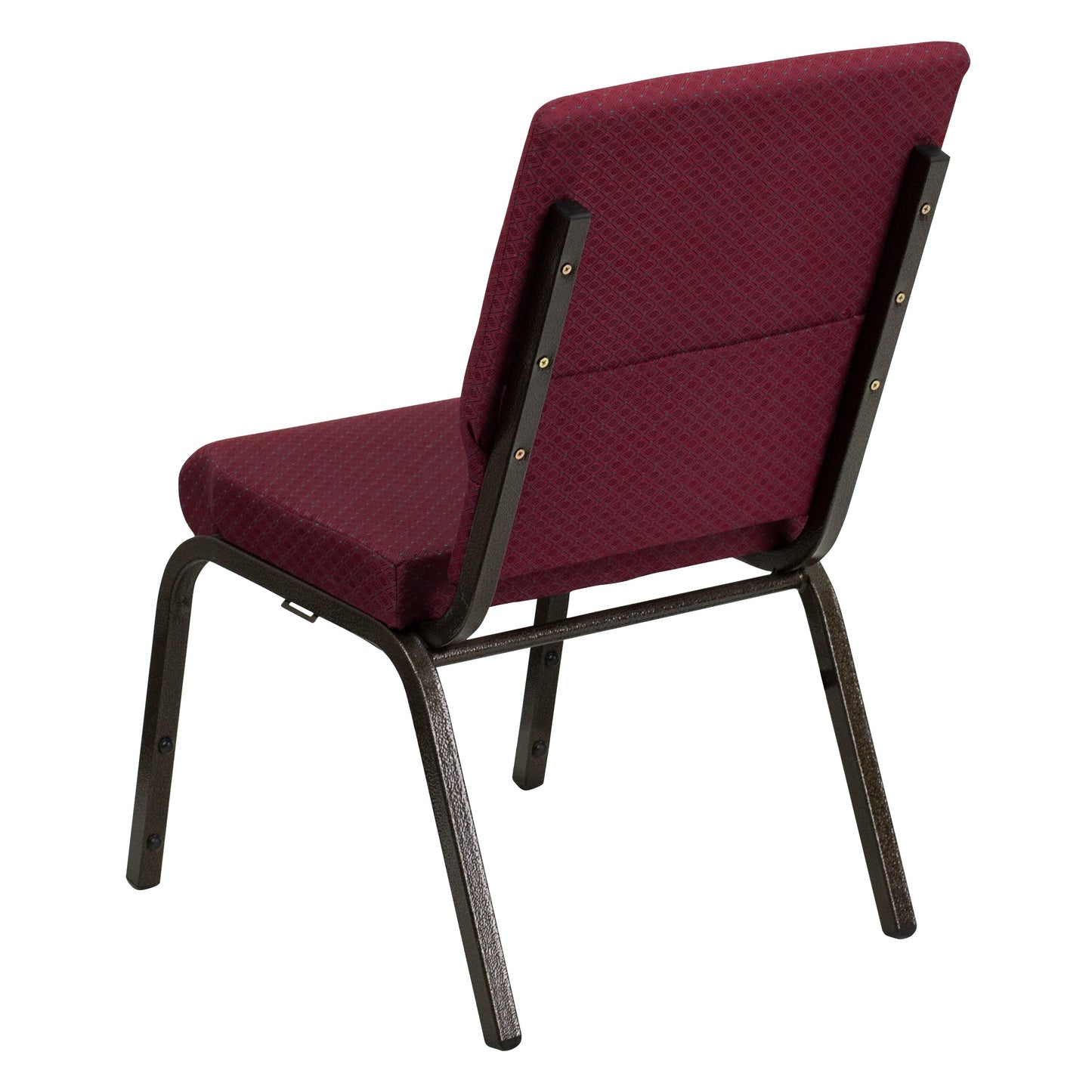 Burgundy Fabric Church Chair XU-CH-60096-BYXY56-GG