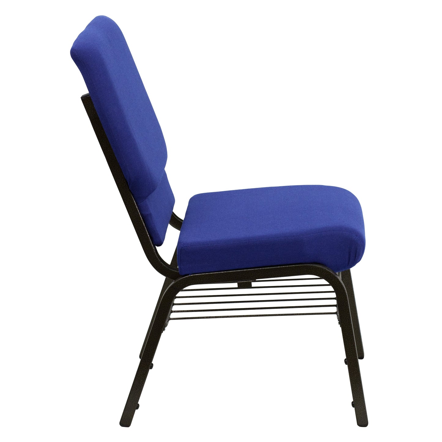 Blue Fabric Church Chair XU-CH-60096-NVY-BAS-GG