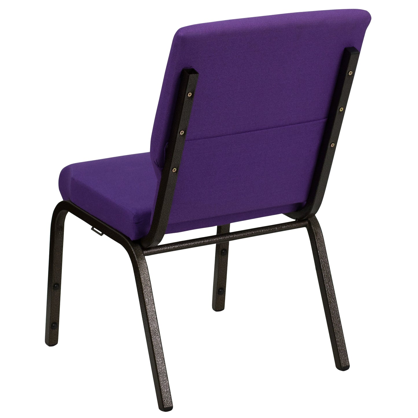 Purple Fabric Church Chair XU-CH-60096-PU-GG