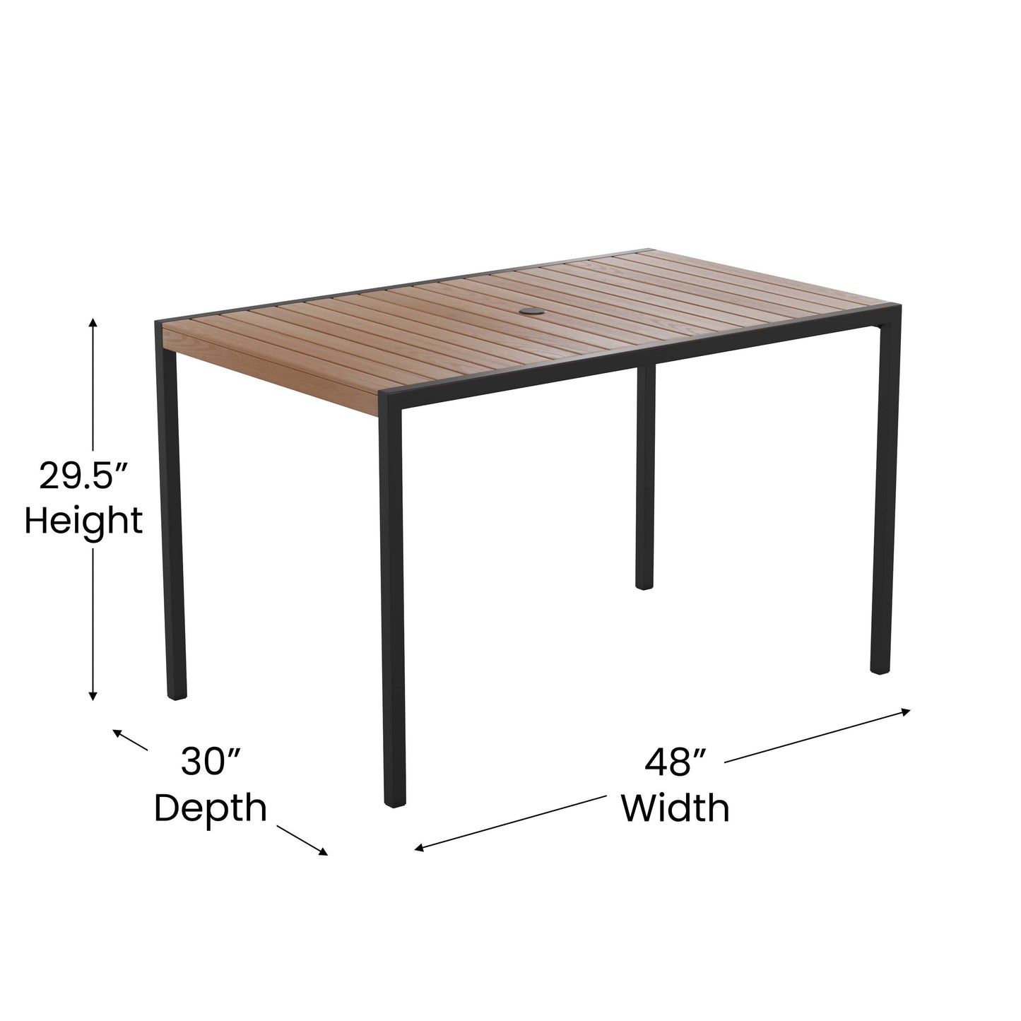 Table-4 Chairs-Umbrella & Base XU-DG-304860064-UB19BGY-GG