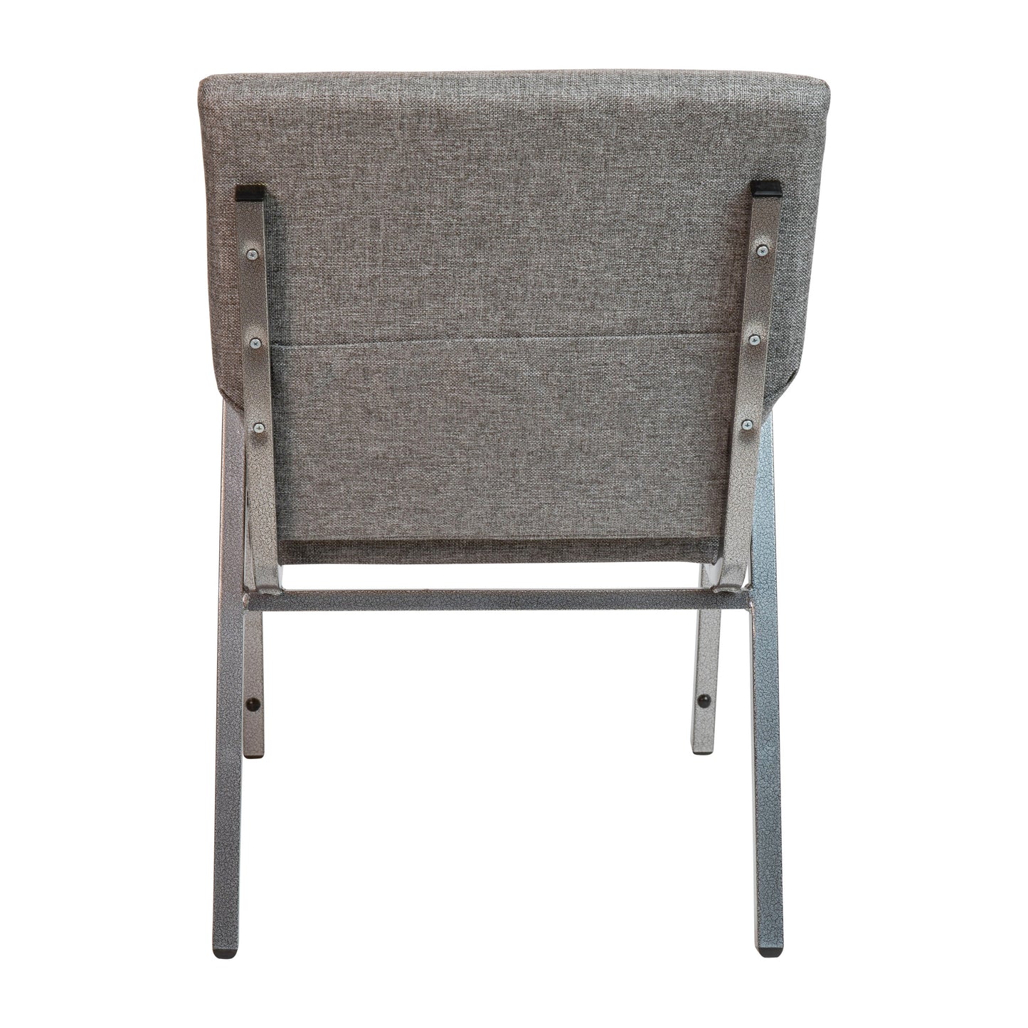 Gray Fabric Church Arm Chair XU-DG-60156-GY-GG