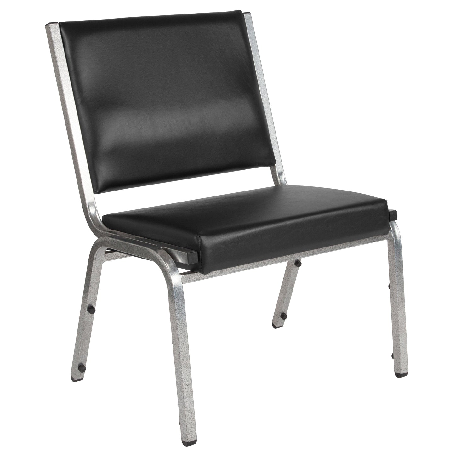 Black Vinyl Bariatric Chair XU-DG-60442-660-1-BV-GG