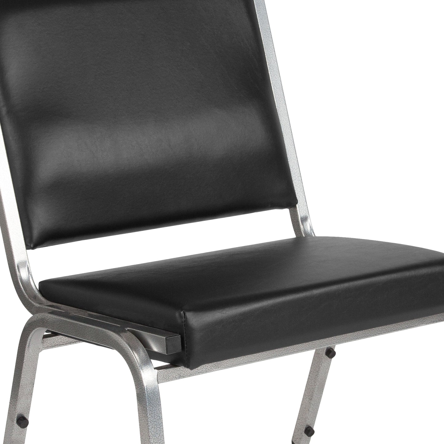 Black Vinyl Bariatric Chair XU-DG-60442-660-1-BV-GG