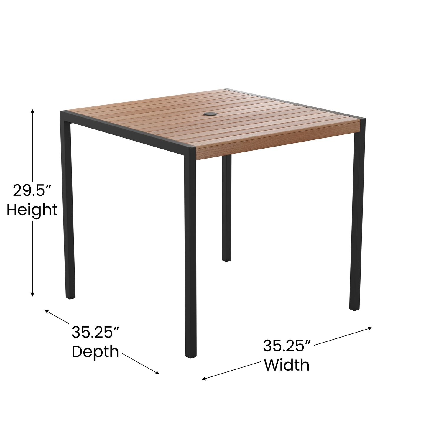 Table-2 Chairs-Umbrella & Base XU-DG-810060062-UB19BGY-GG