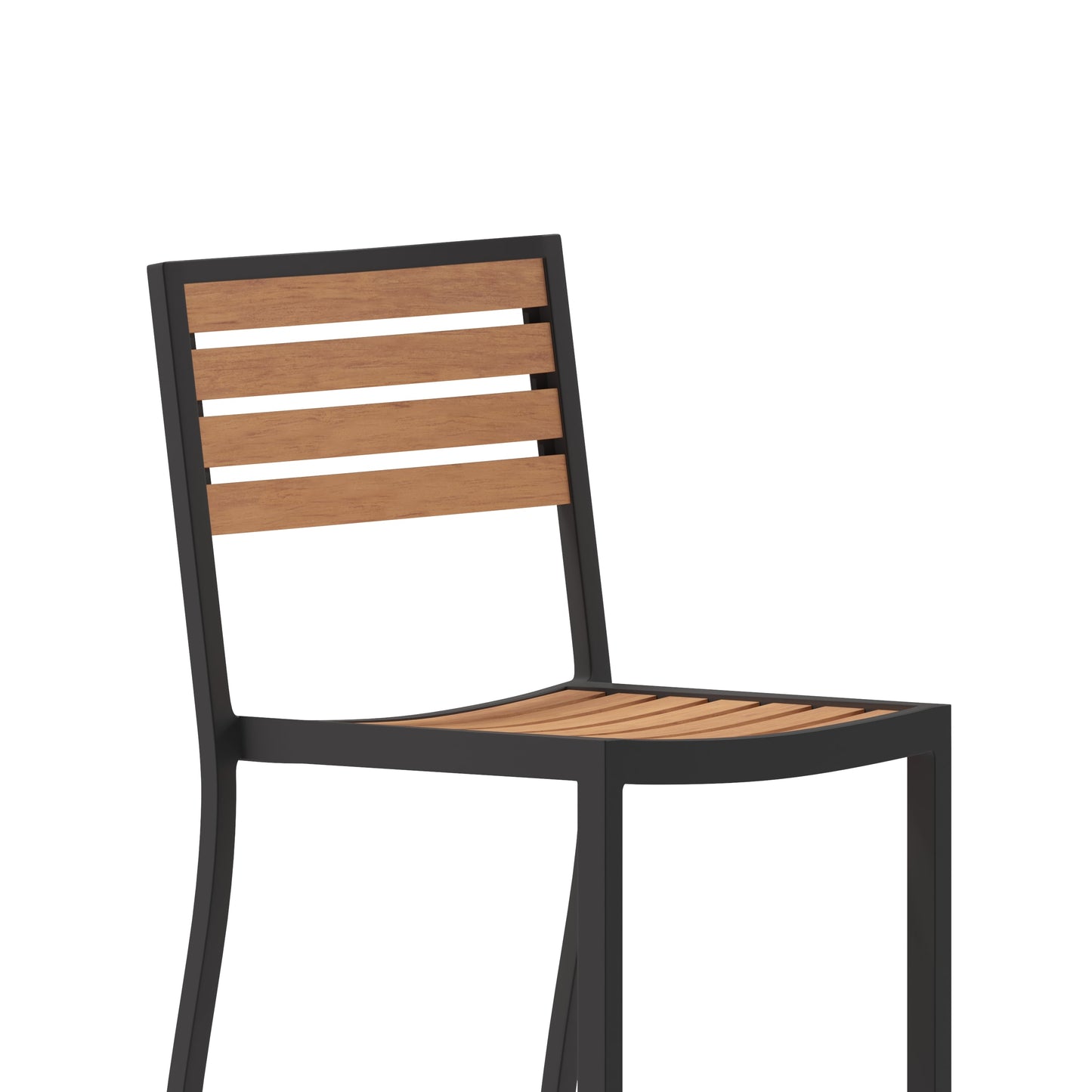 Faux Teak Patio Bar Stool XU-DG-HW6036B-GG