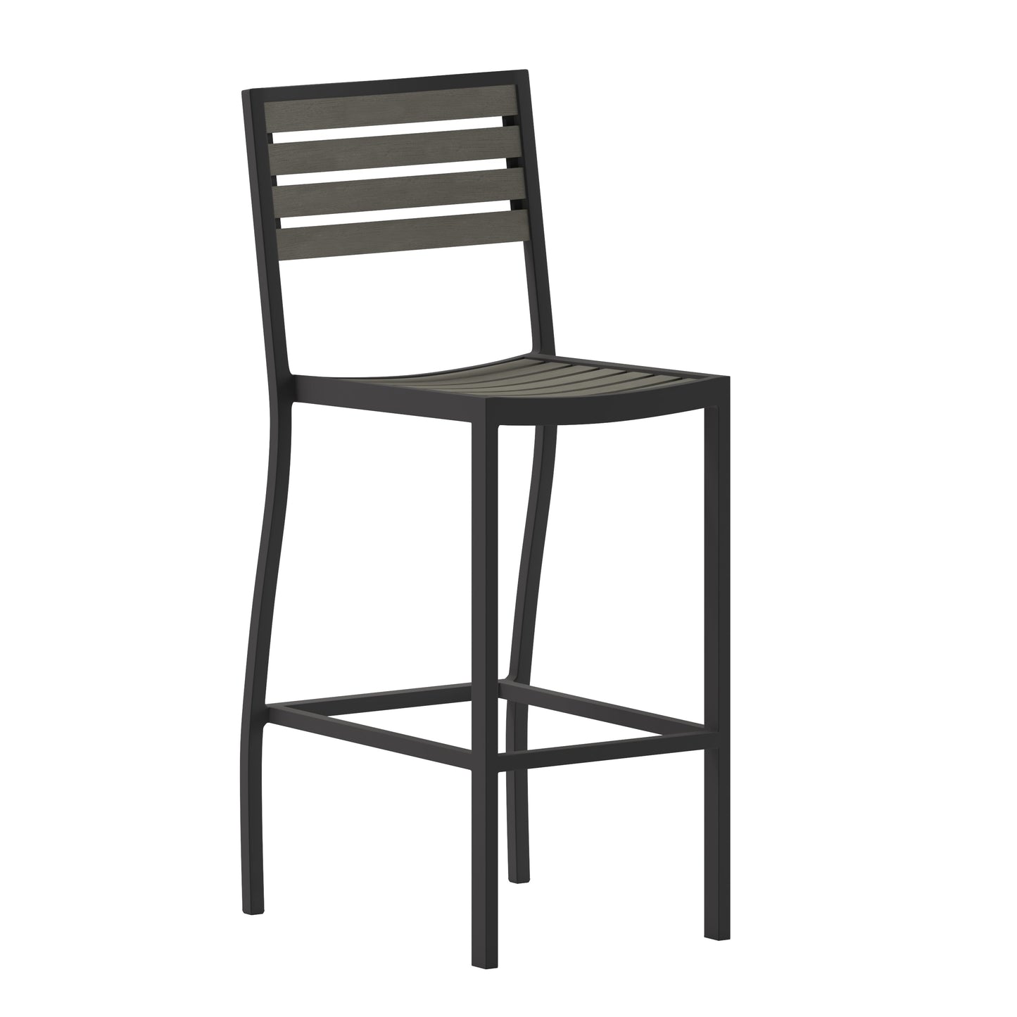 Gray Wash Patio Bar Stool XU-DG-HW6036B-GY-GG