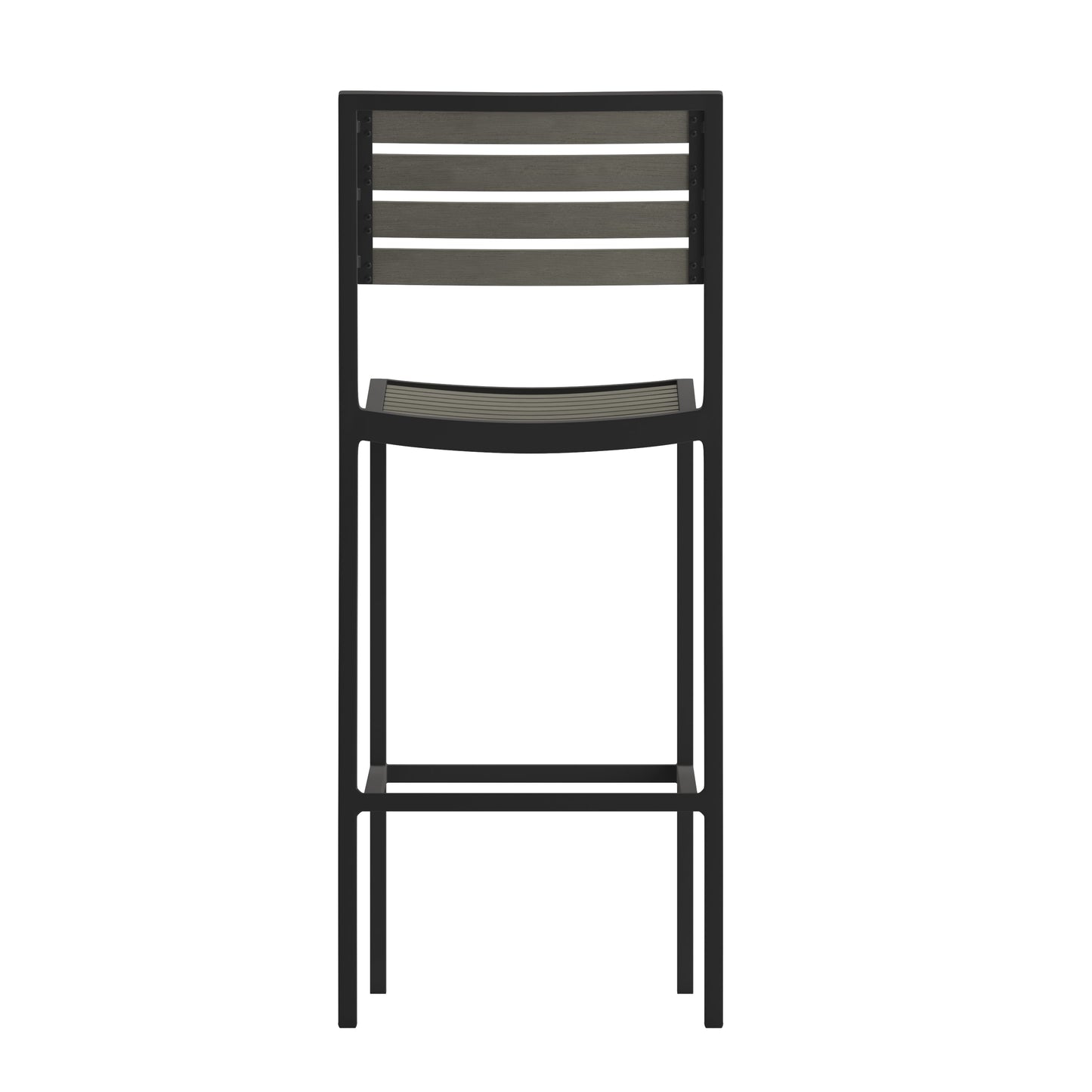 Gray Wash Patio Bar Stool XU-DG-HW6036B-GY-GG