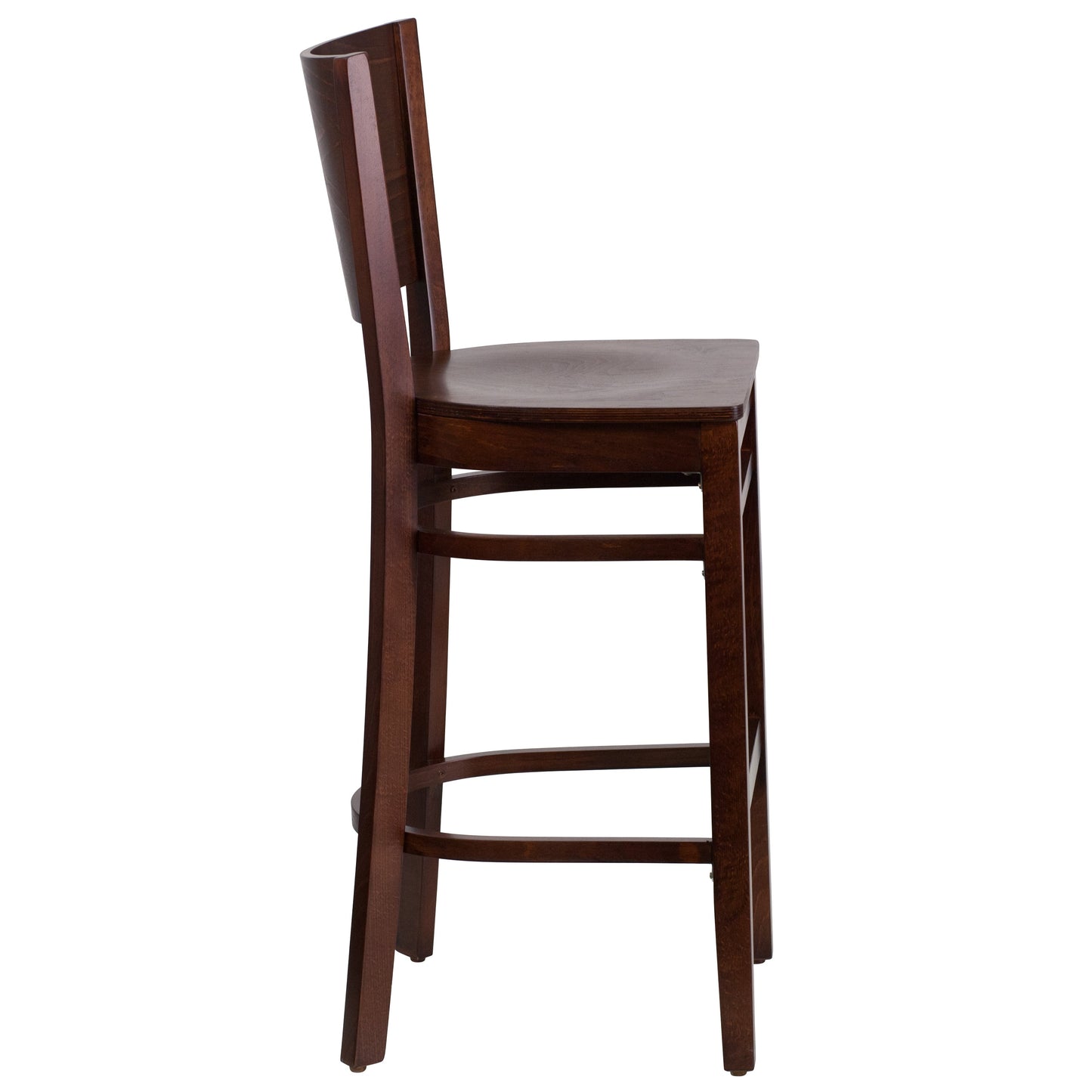 Walnut Wood Stool XU-DG-W0094BAR-WAL-WAL-GG