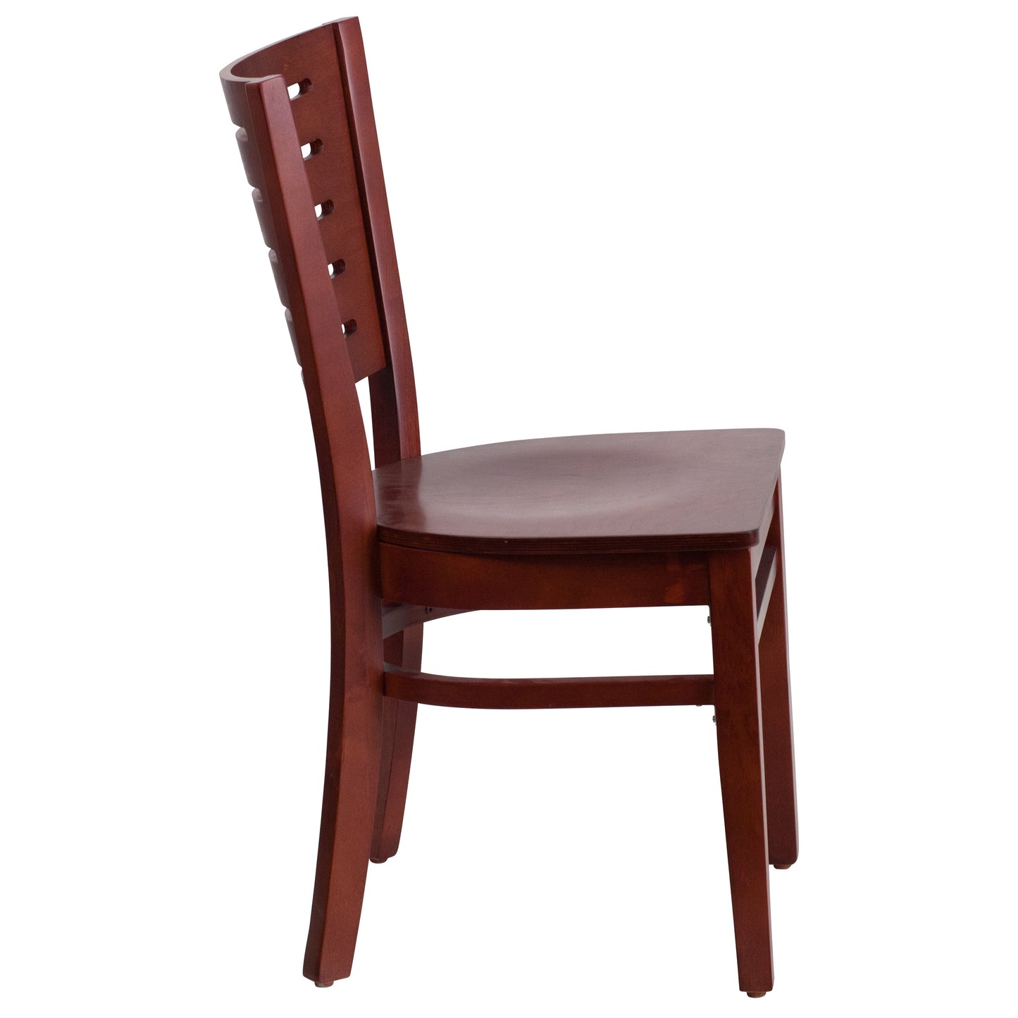 Mahogany Wood Dining Chair XU-DG-W0108-MAH-MAH-GG