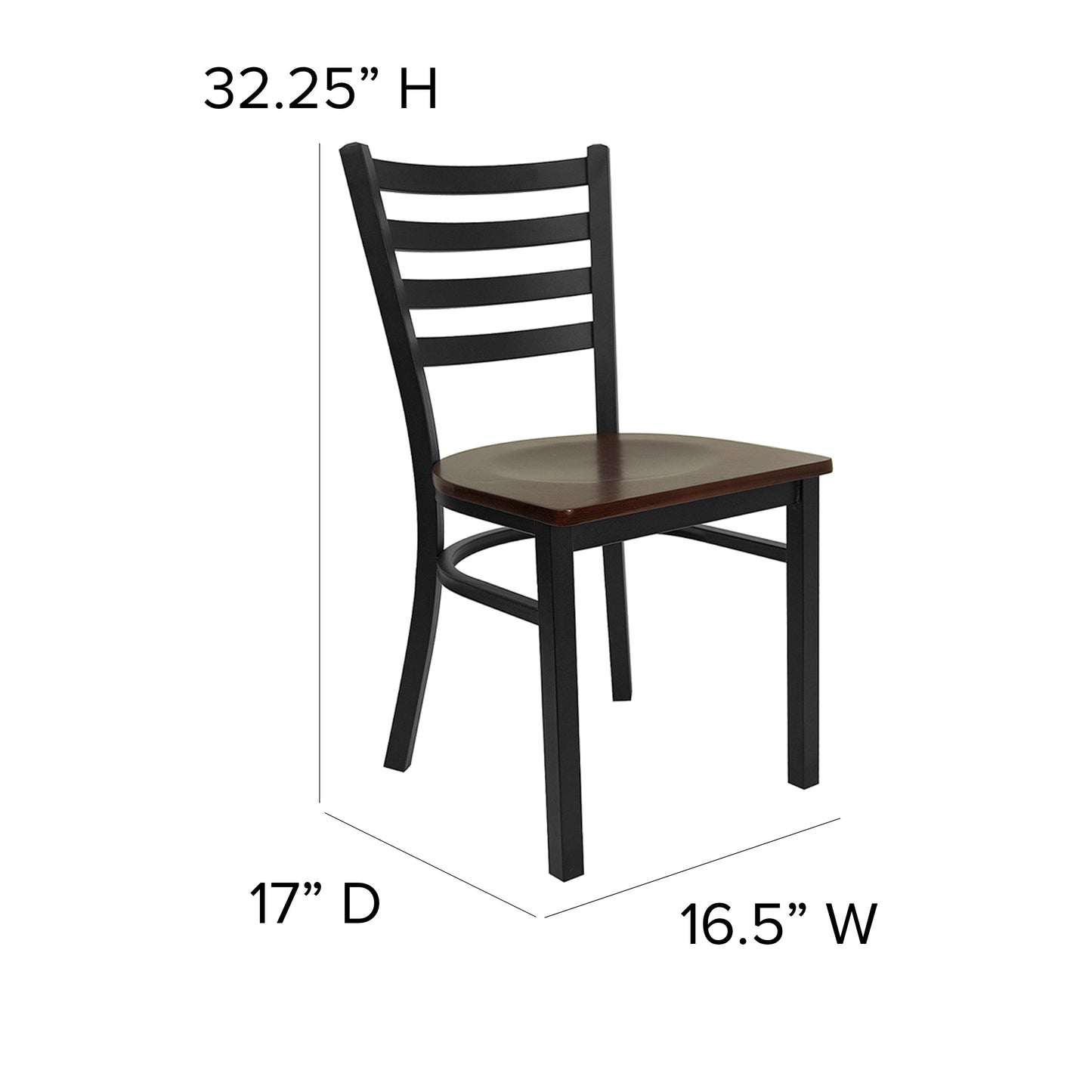 Metal Dining Chair for High Traffic Businesses