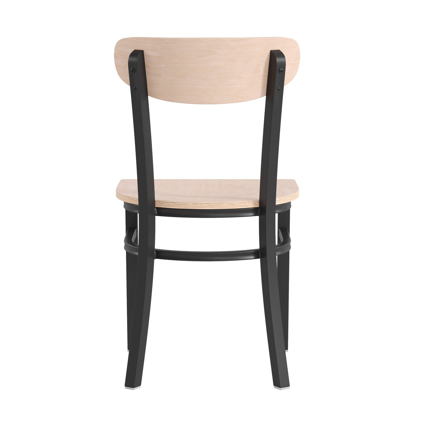 Natural Wood Seat Dining Chair XU-DG6V5B-NAT-GG