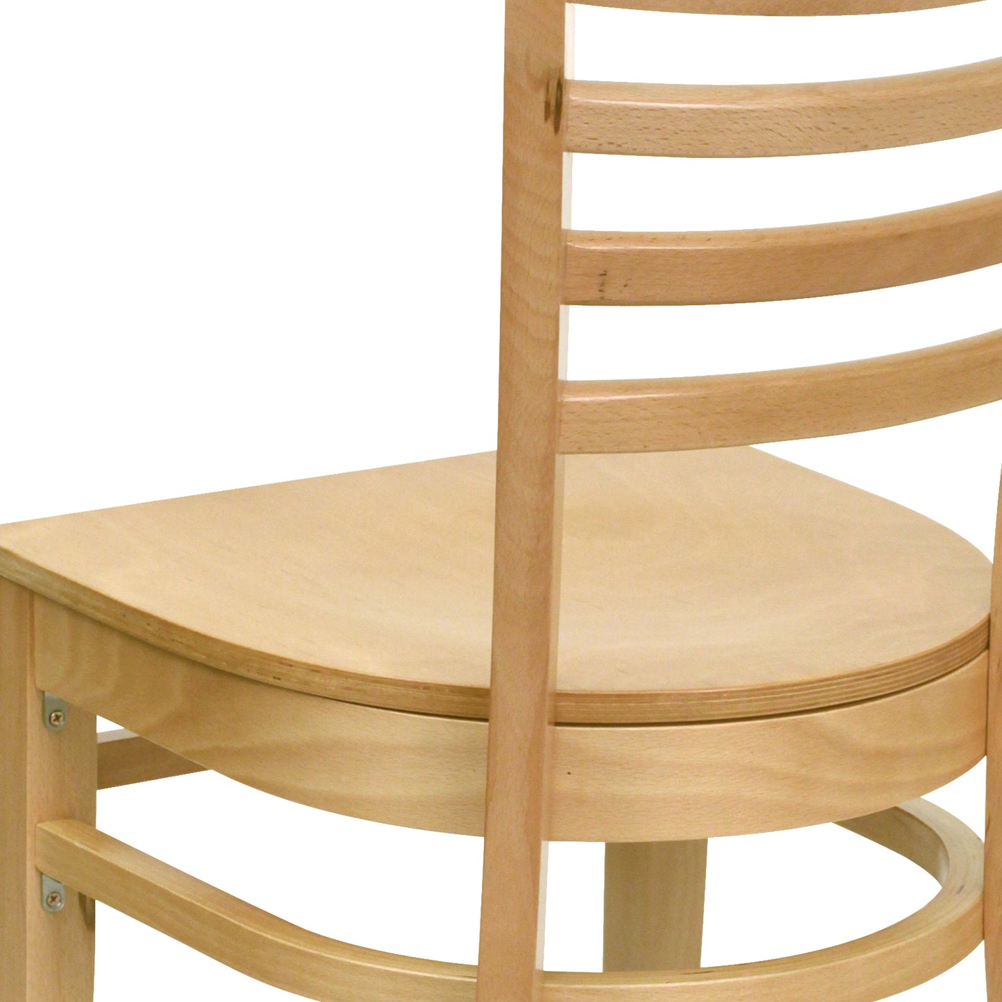 Natural Wood Dining Chair XU-DGW0005LAD-NAT-GG