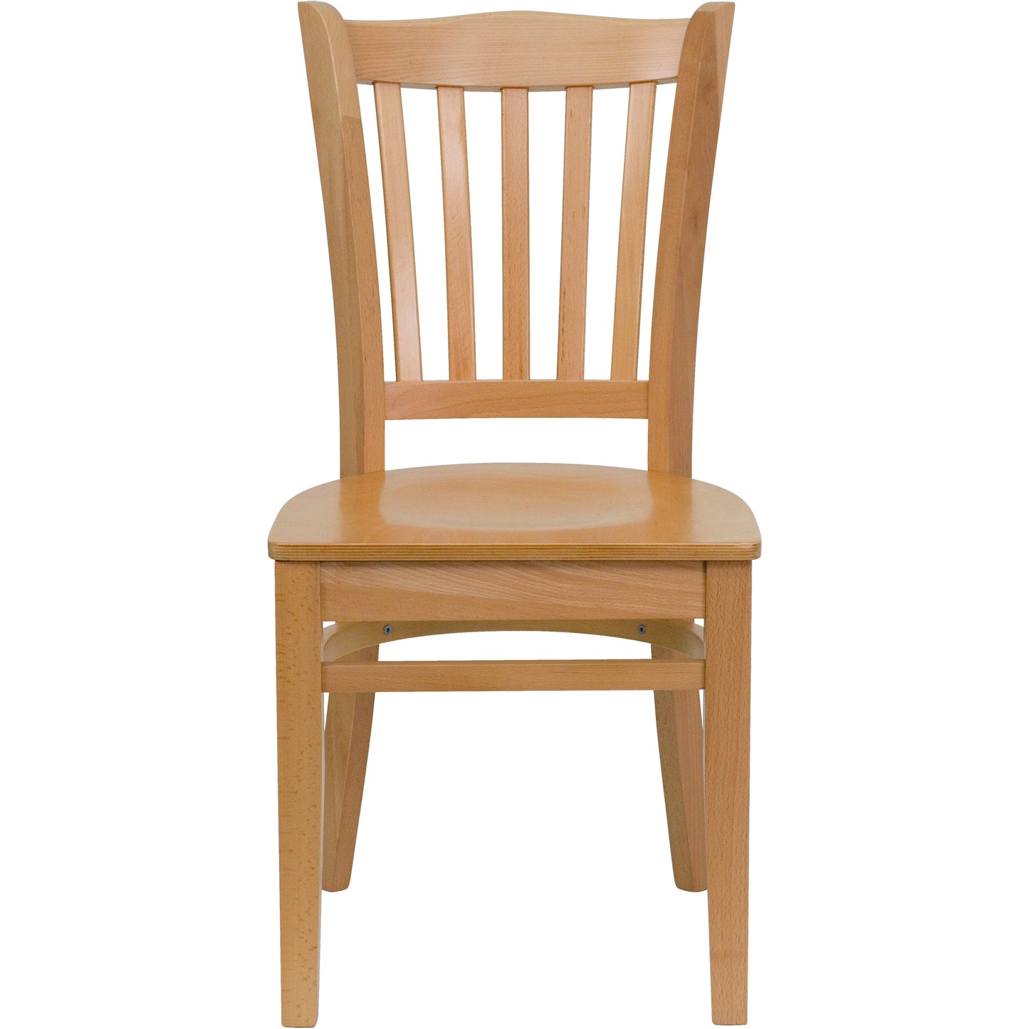 Natural Wood Dining Chair XU-DGW0008VRT-NAT-GG