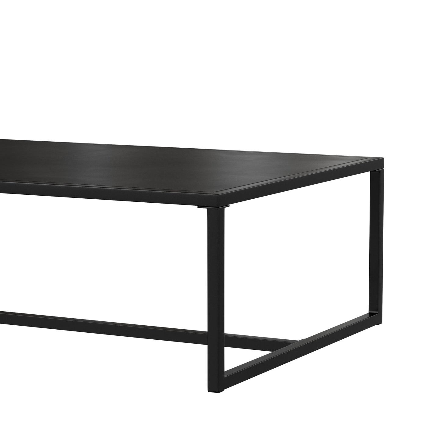 Black Outdoor Coffee Table XU-T6R60USO-1T-BK-GG