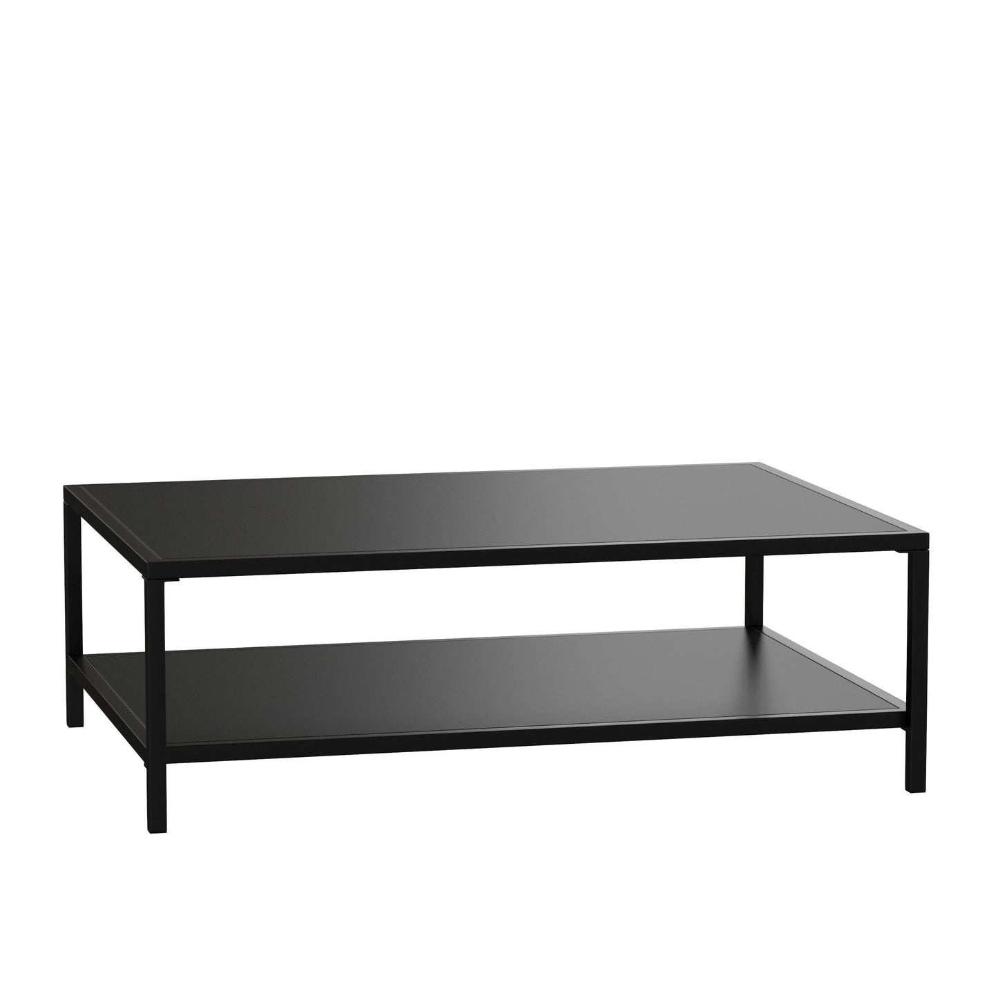 Black Outdoor Coffee Table XU-T6R60USO-2T-BK-GG