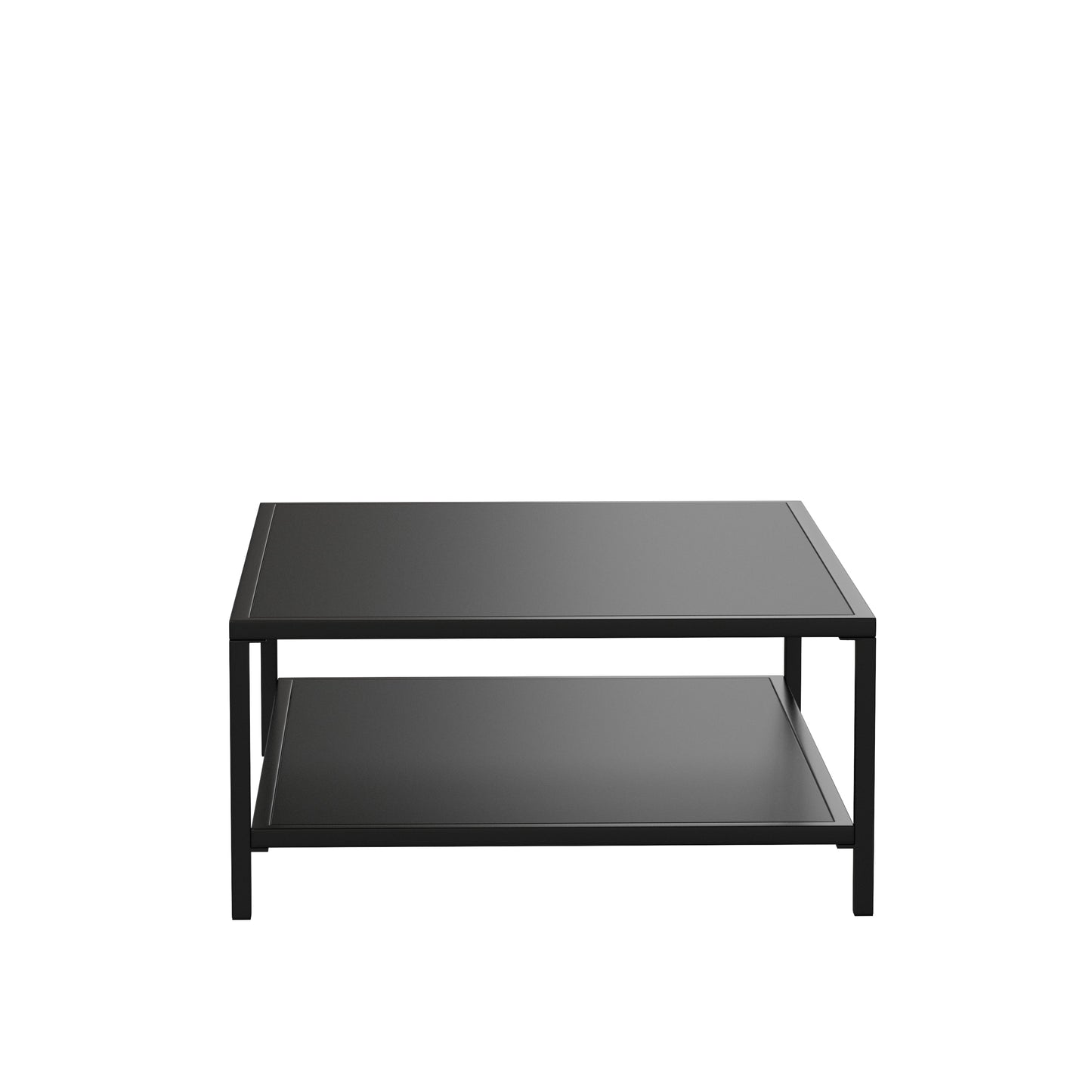 Black Outdoor Coffee Table XU-T6R60USO-2T-BK-GG