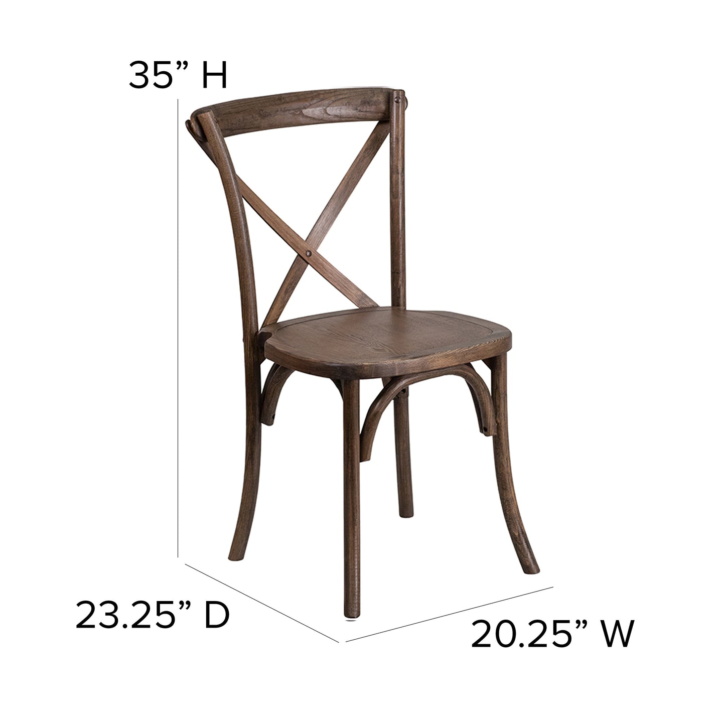 Early Amer. Cross Back Chair XU-X-EA-GG