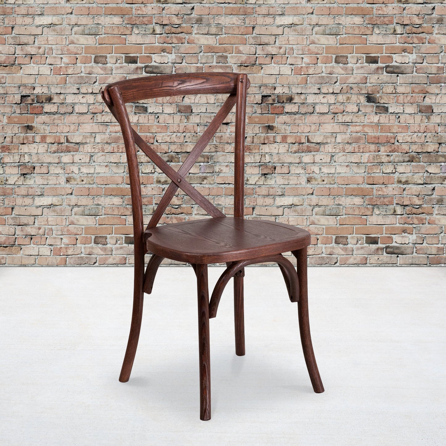 Mahogany Cross Back Chair XU-X-MAH-GG