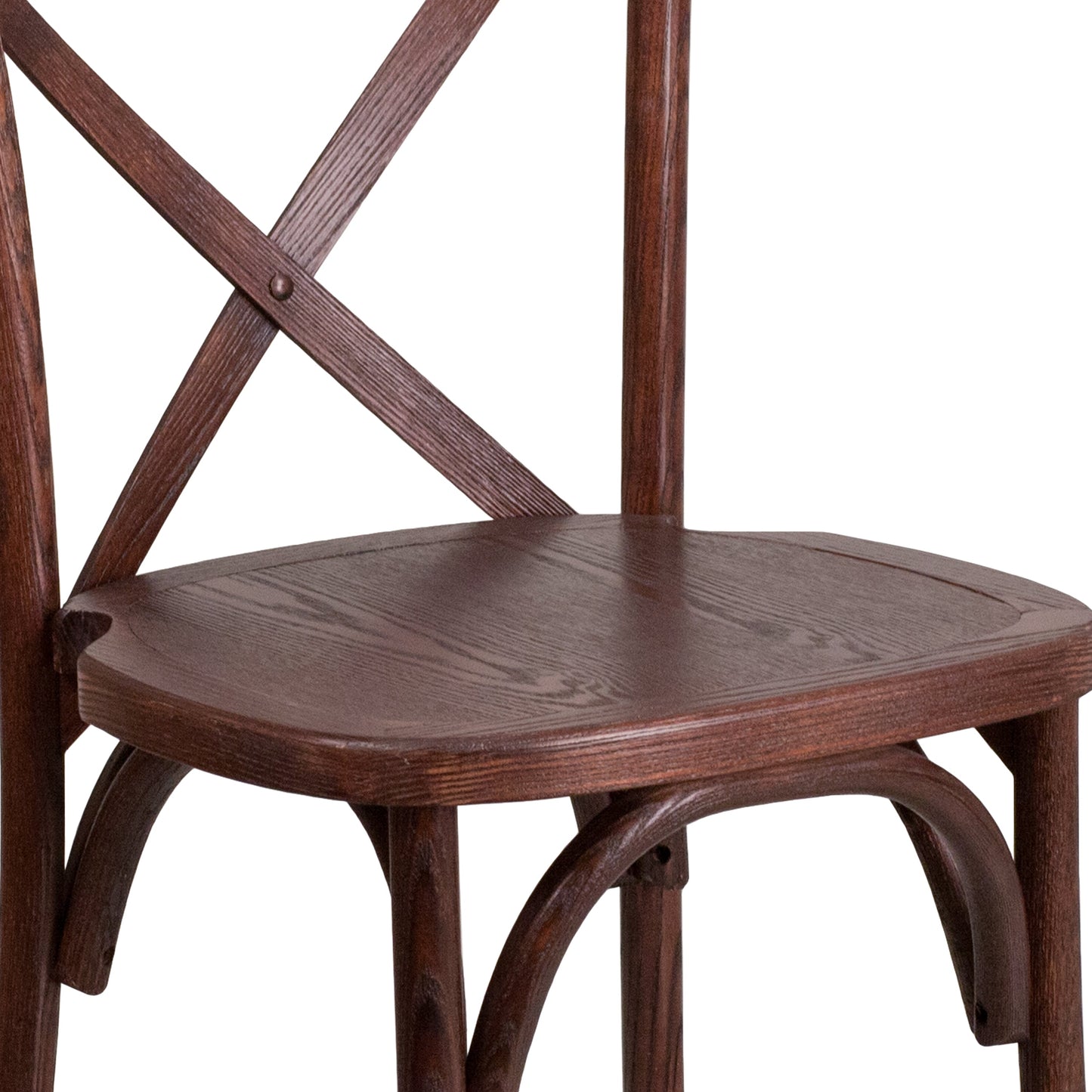 Mahogany Cross Back Chair XU-X-MAH-GG