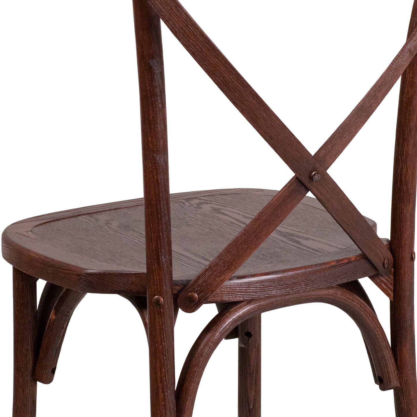 Mahogany Cross Back Chair XU-X-MAH-GG