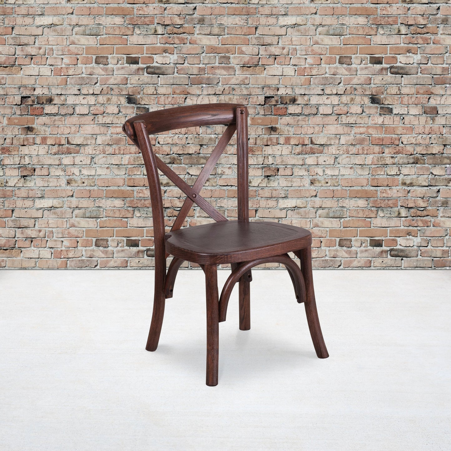 Kid Mahogany Cross Chair XU-X-MAH-KID-GG