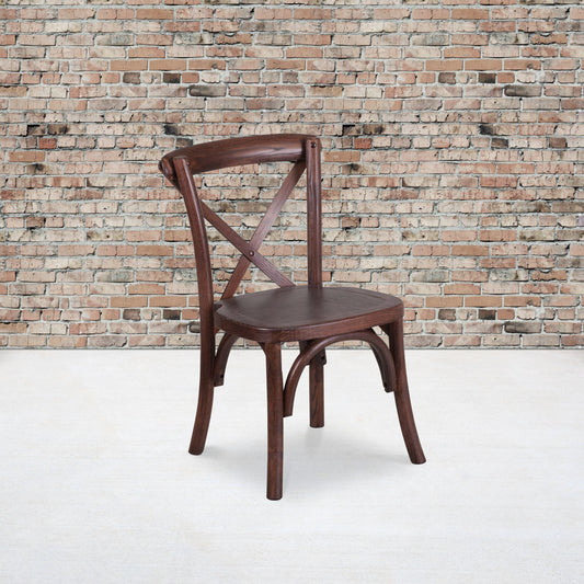 Kid Mahogany Cross Chair XU-X-MAH-KID-GG