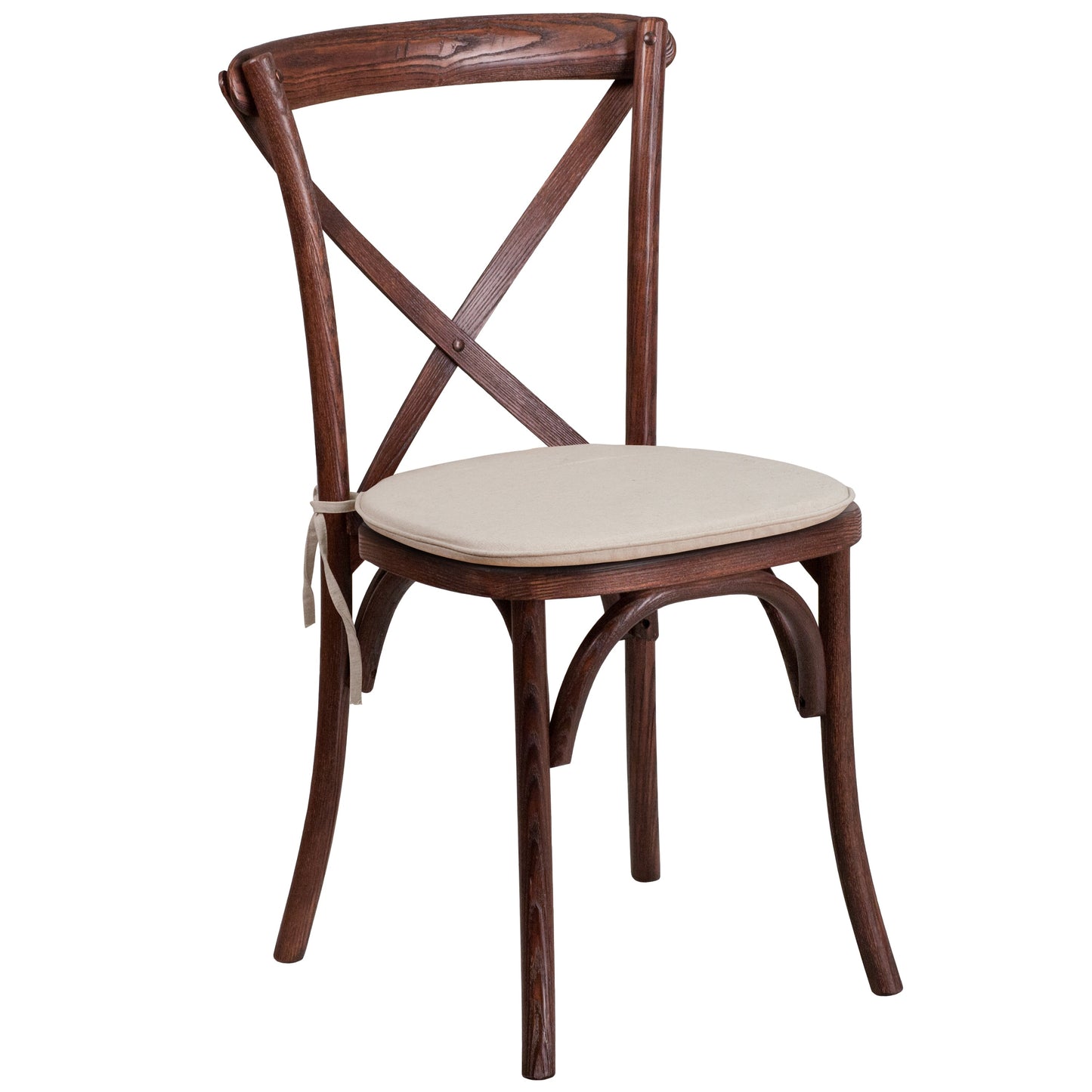 Mahogany Cross Back Chair XU-X-MAH-NTC-GG