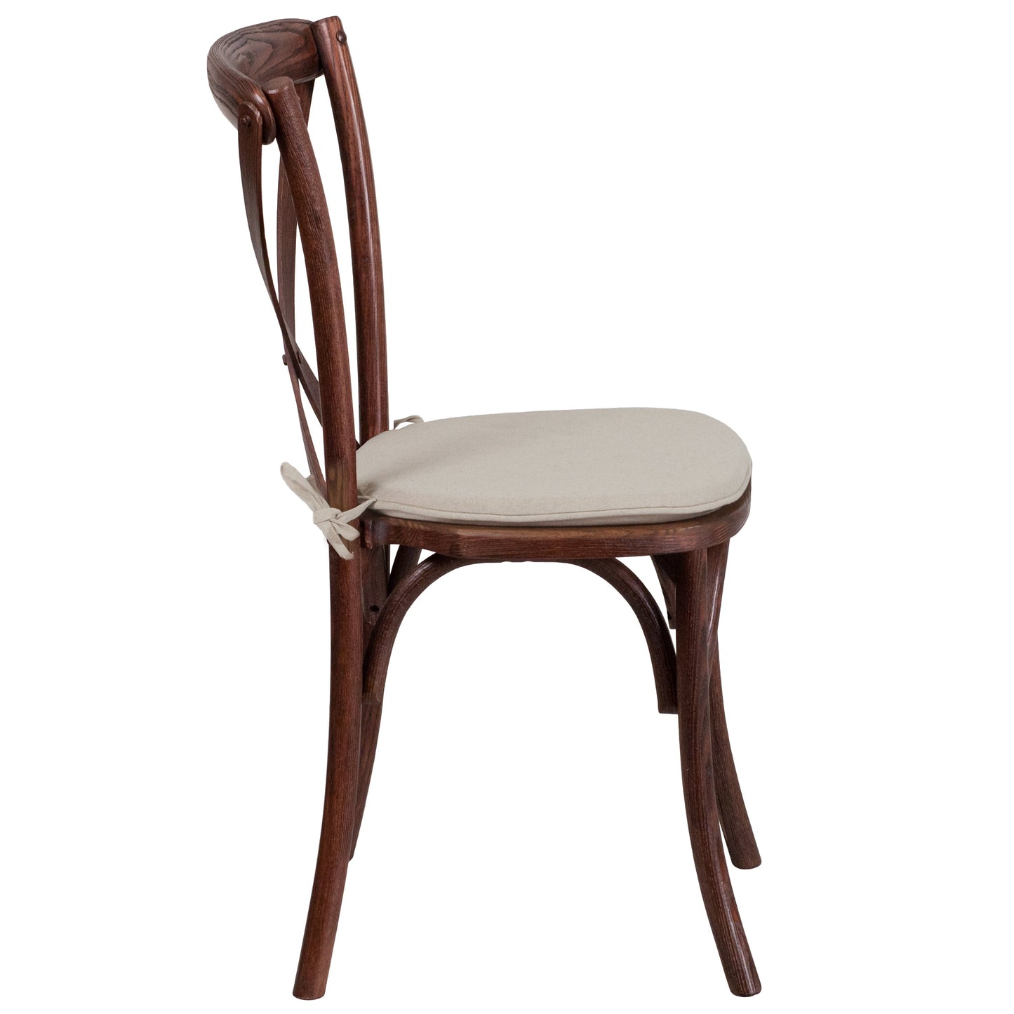 Mahogany Cross Back Chair XU-X-MAH-NTC-GG