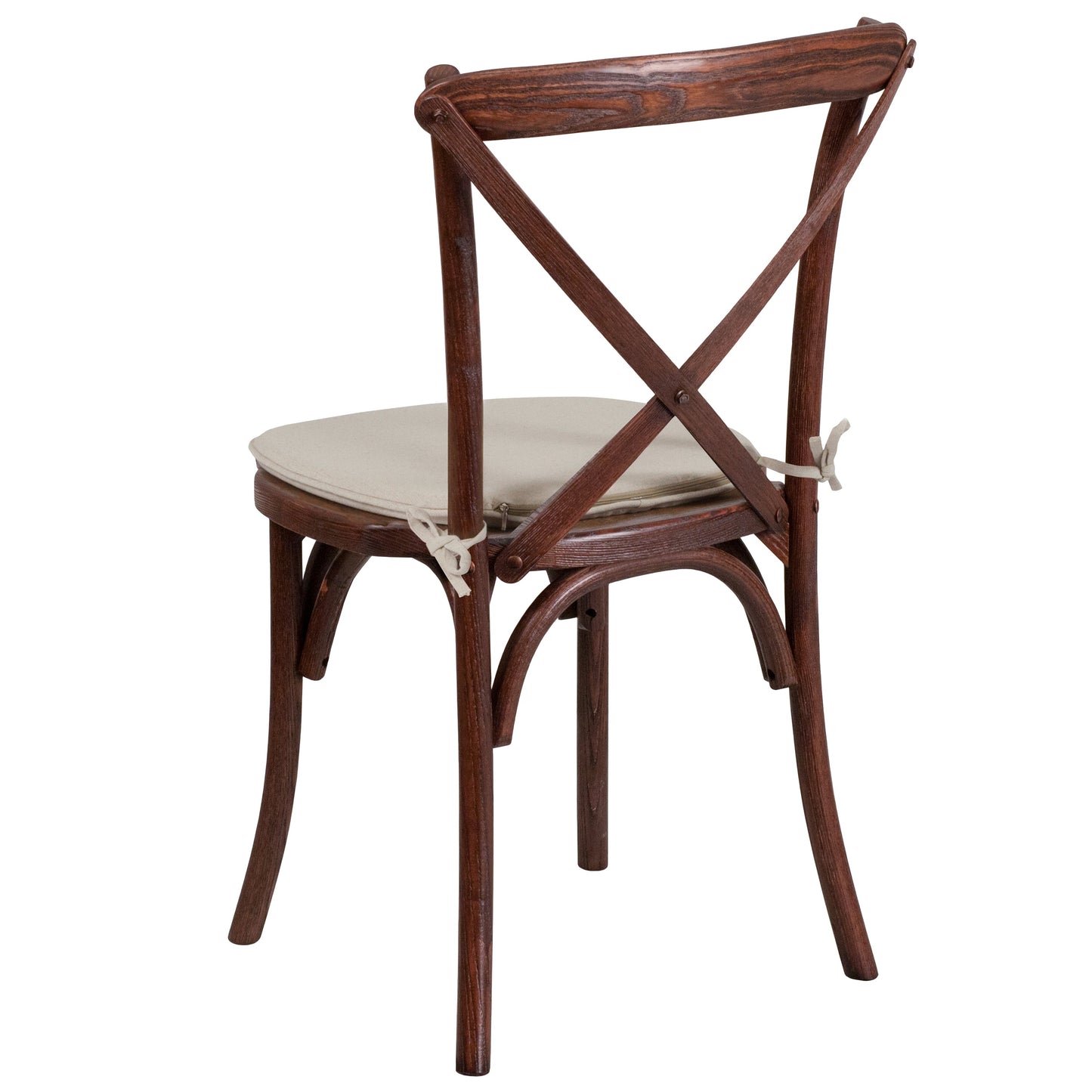 Mahogany Cross Back Chair XU-X-MAH-NTC-GG