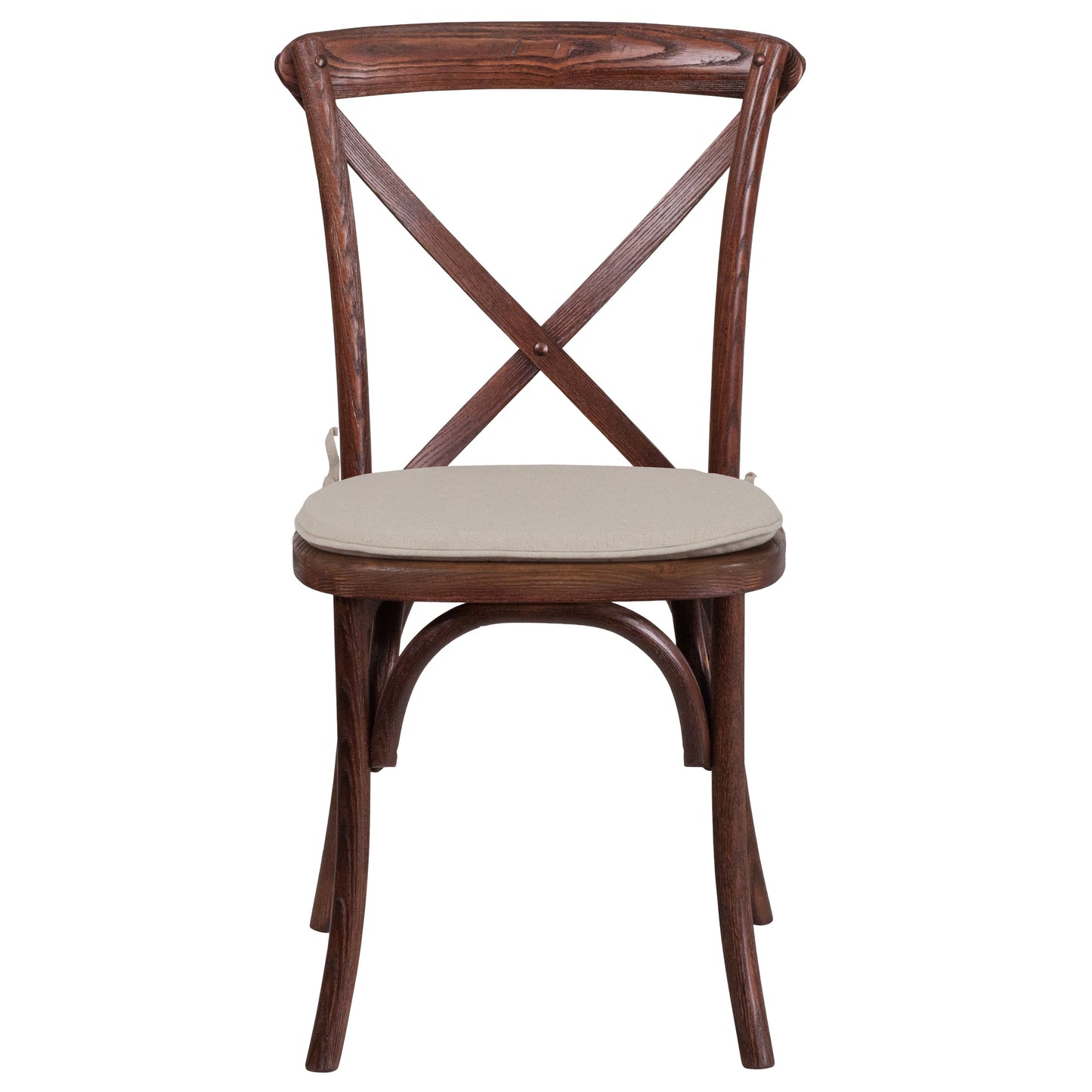 Mahogany Cross Back Chair XU-X-MAH-NTC-GG