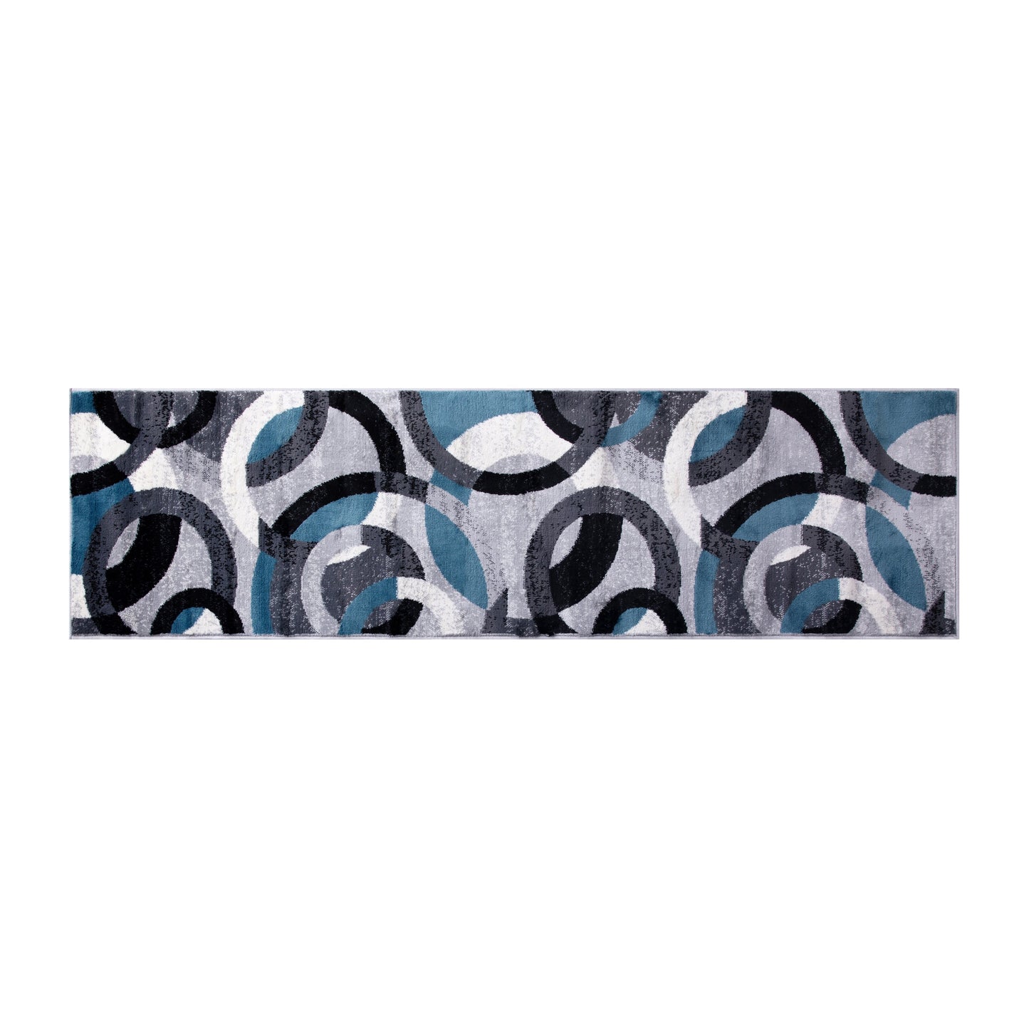 2x7 Blue/Gray Area Rug YK-F968B-D9826-27-BL-GG