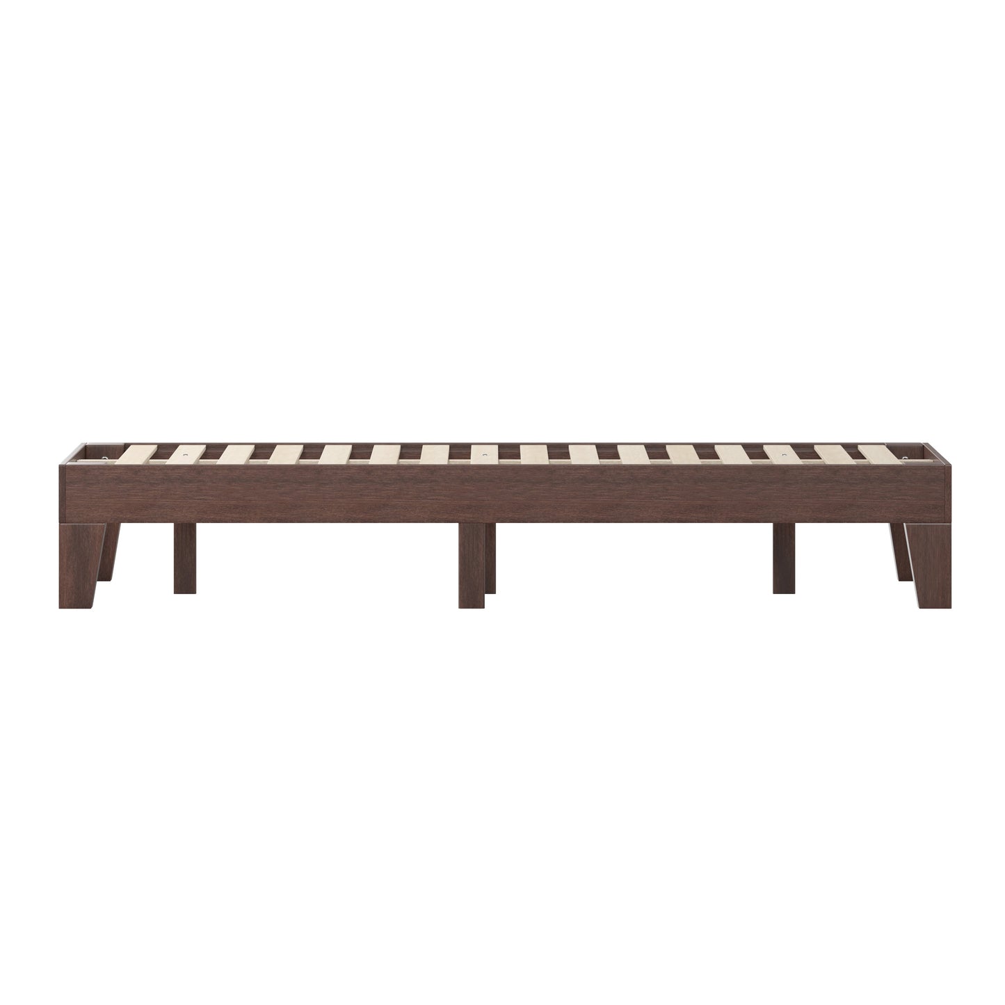 Walnut Twin Platform Bed YKC-1090-T-WAL-GG