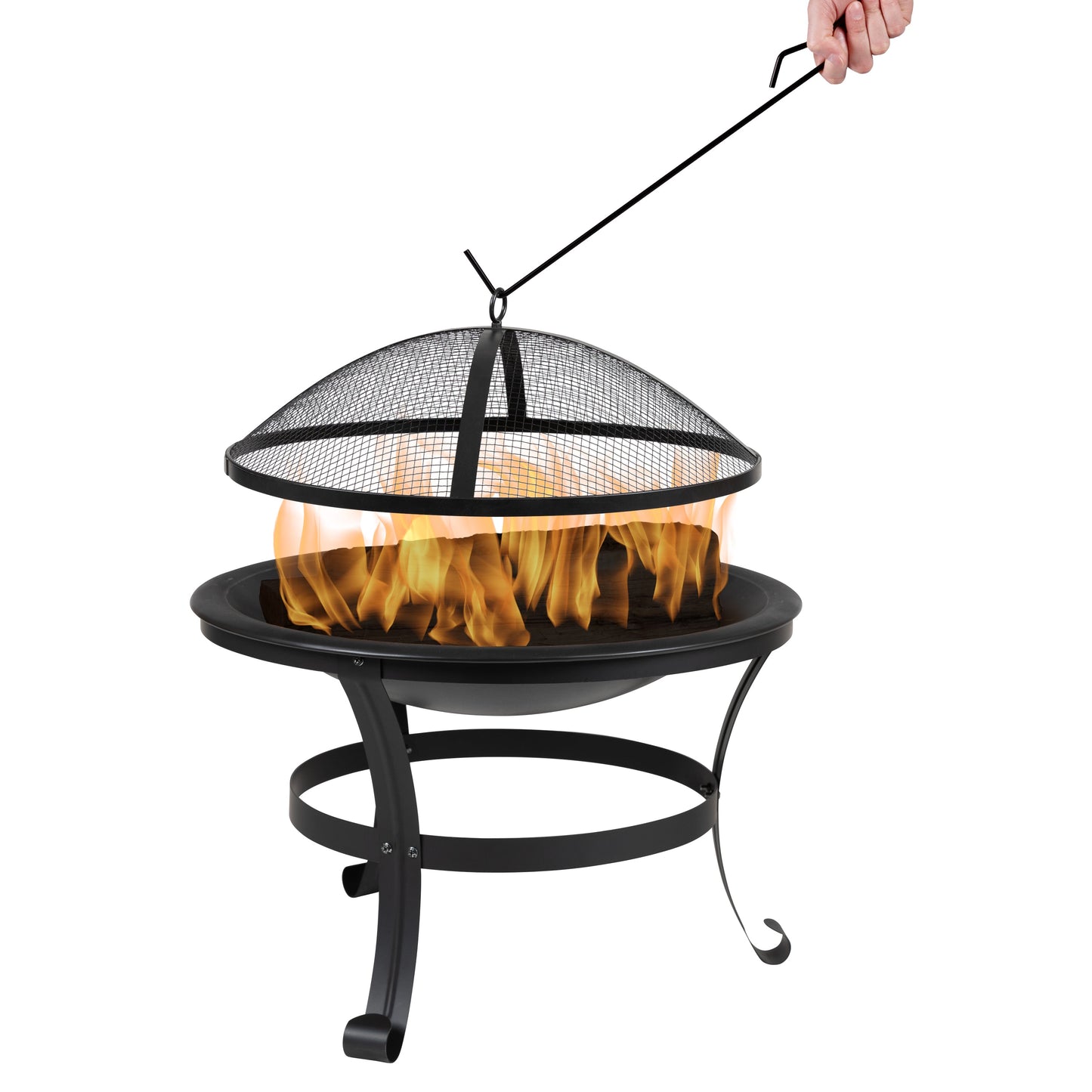 22" Round Wood Burning Firepit YL-202-22-GG