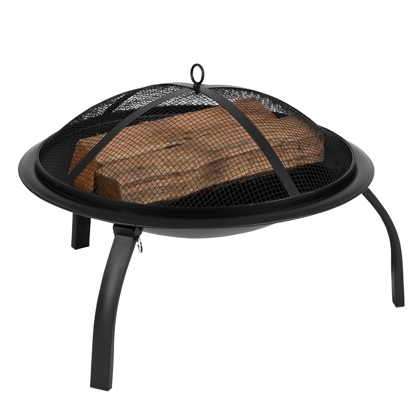 22.5" Round Foldable Firepit YL-230-GG