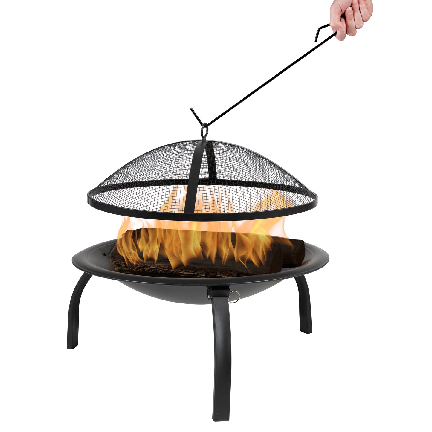 22.5" Round Foldable Firepit YL-230-GG