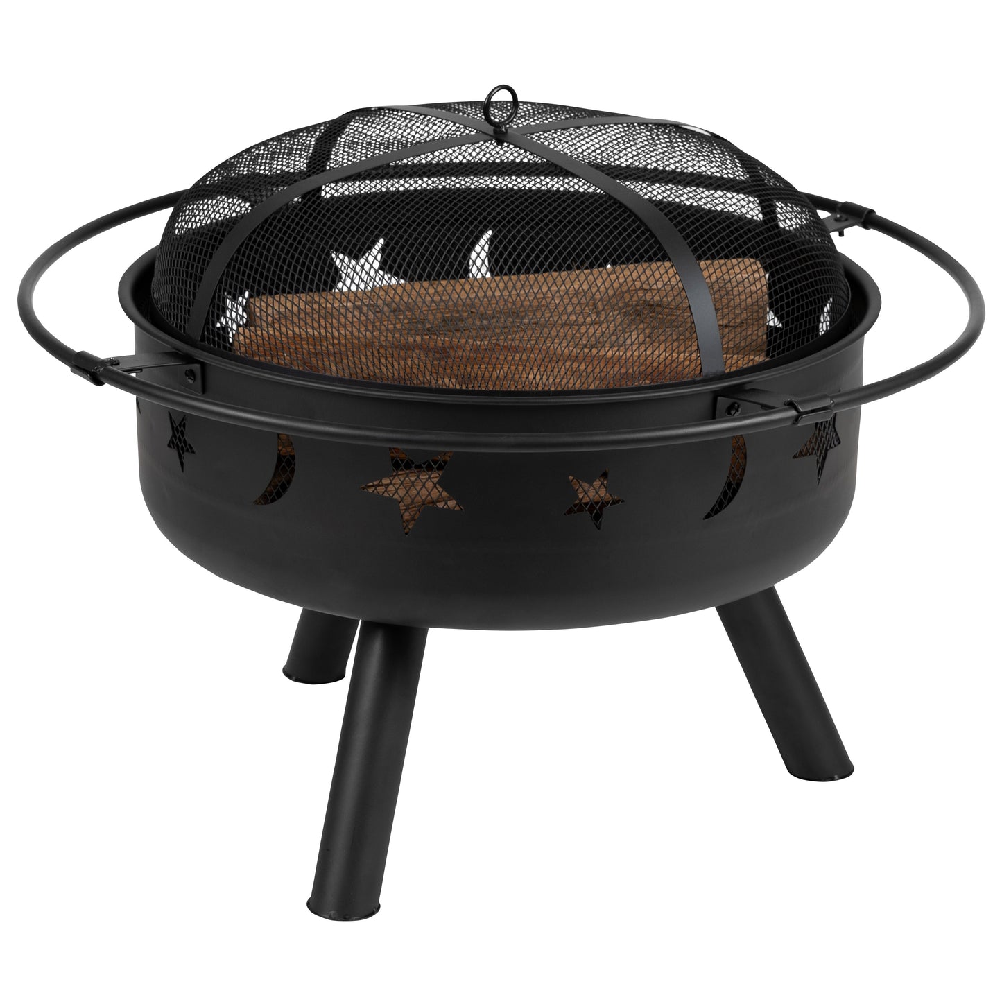 29" Star and Moon Firepit YL-32D-GG