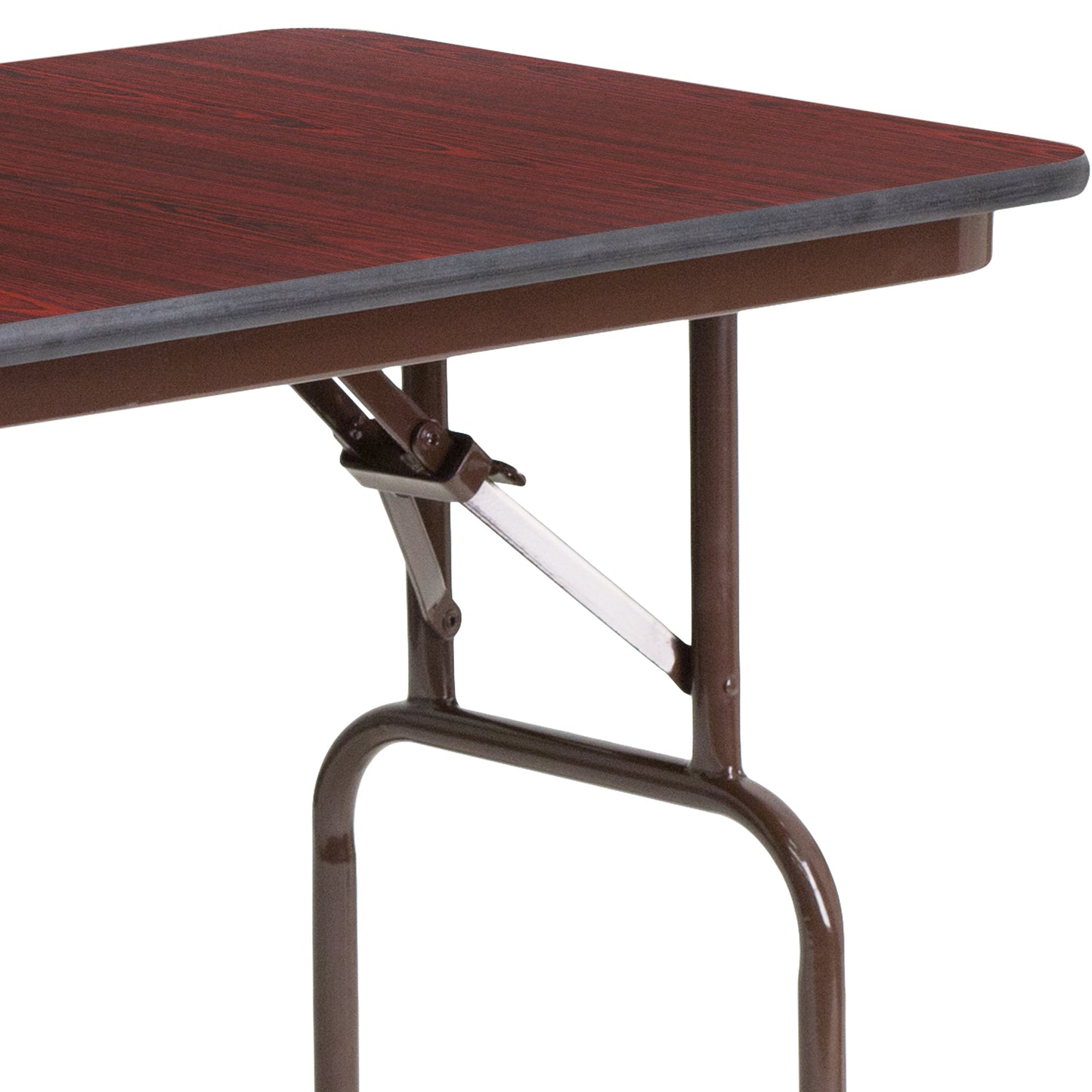 24x48 Mahogany Wood Fold Table YT-2448-MEL-WAL-GG